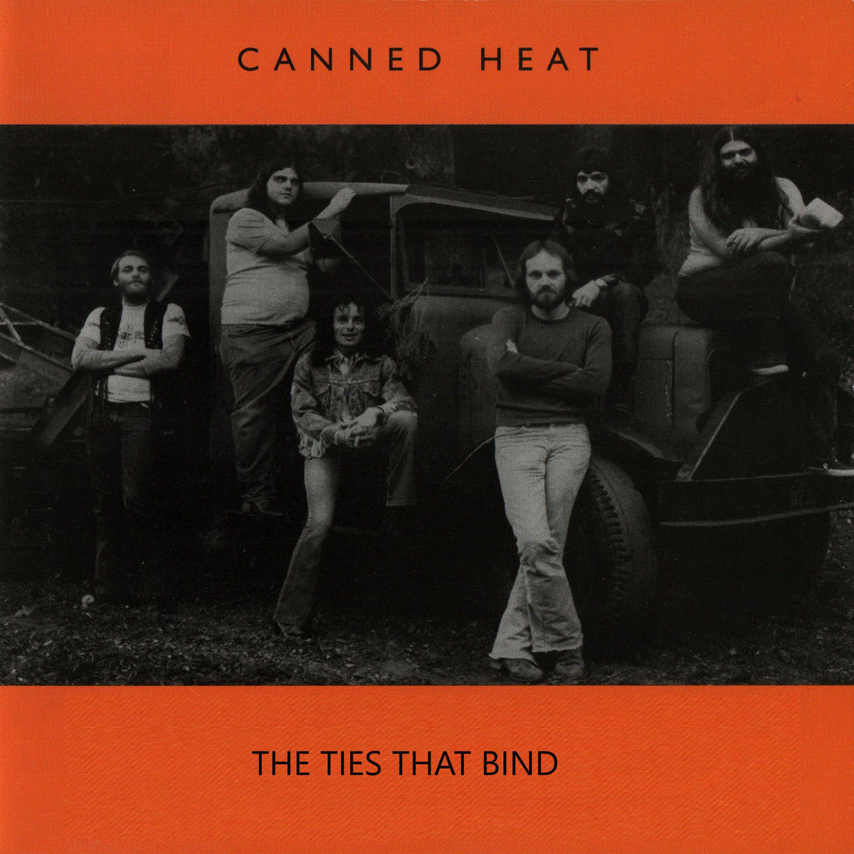 Canned Heat – Ties That Bind (Gold Metallic Vinyl / Circular Cover) vinyl record cover
