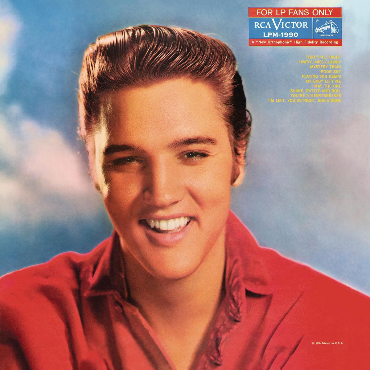 Elvis Presley – For LP Fans Only vinyl record cover