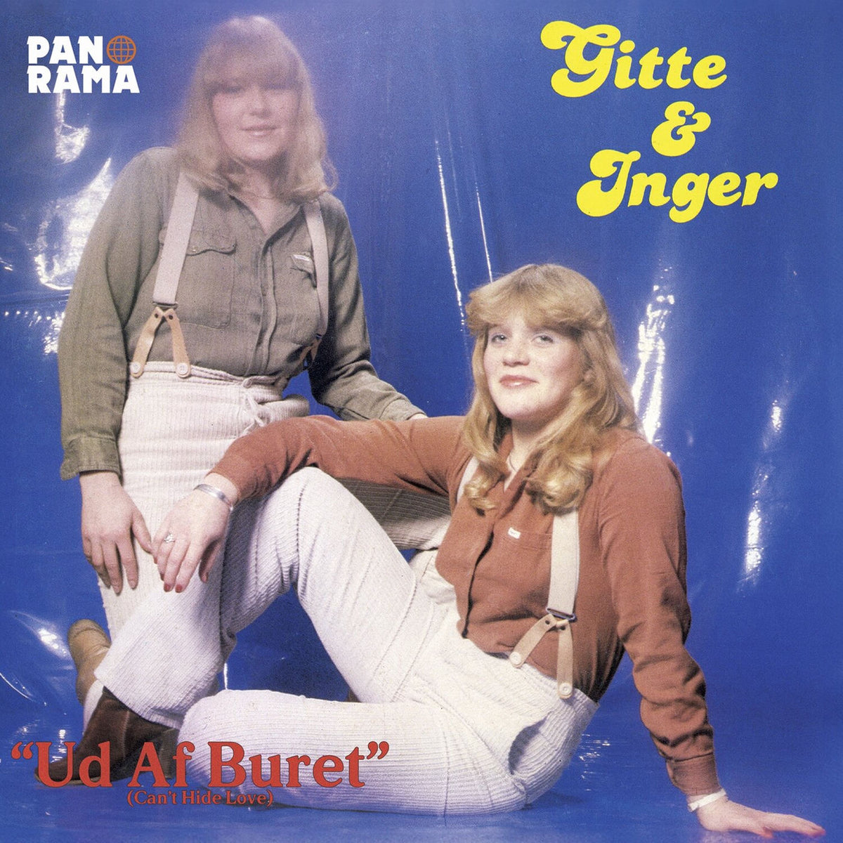 Gitte & Inger – Ud Af Buret (Can't Hide Love) vinyl record cover