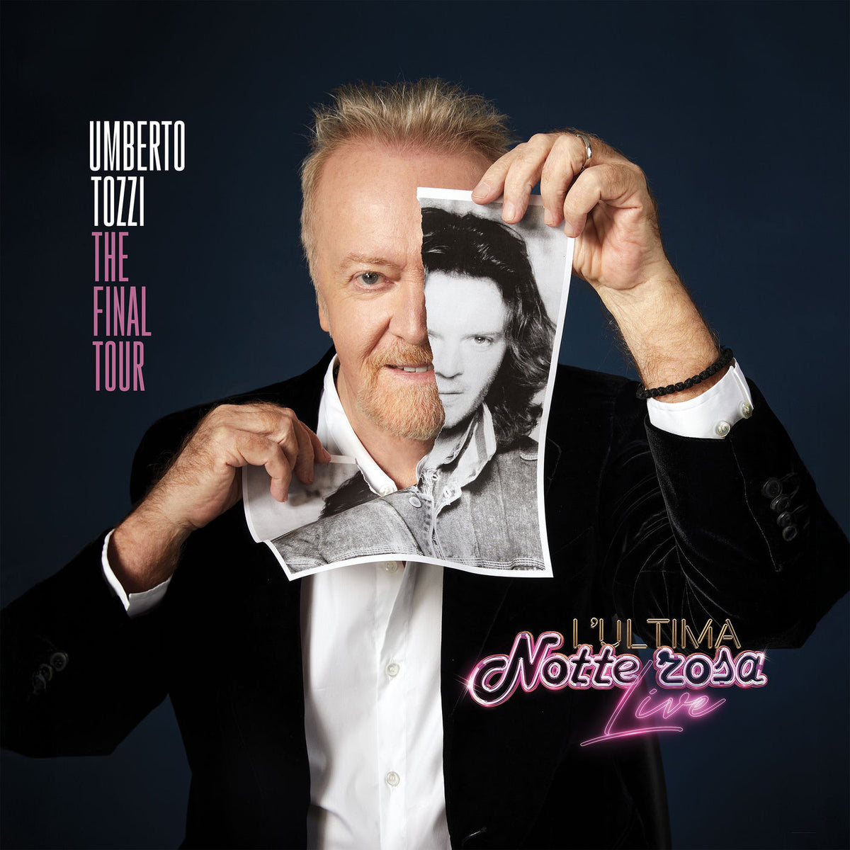 Umberto, Tozzi – L'Ultima Notte Rosa Live vinyl record cover