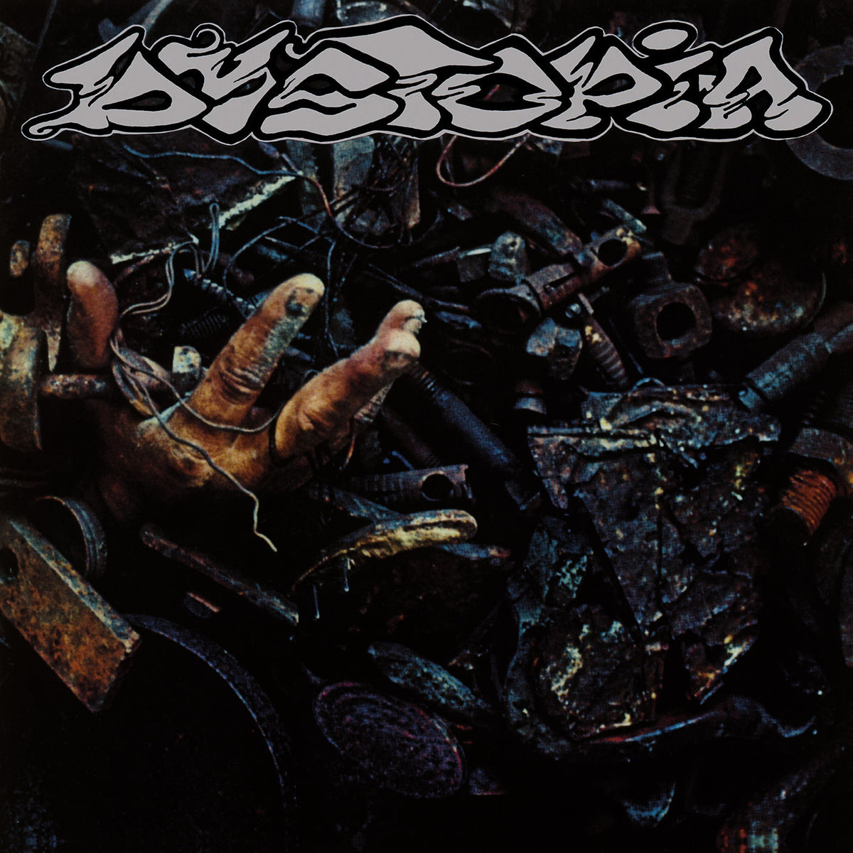 Dystopia – Human = Garbage vinyl cover