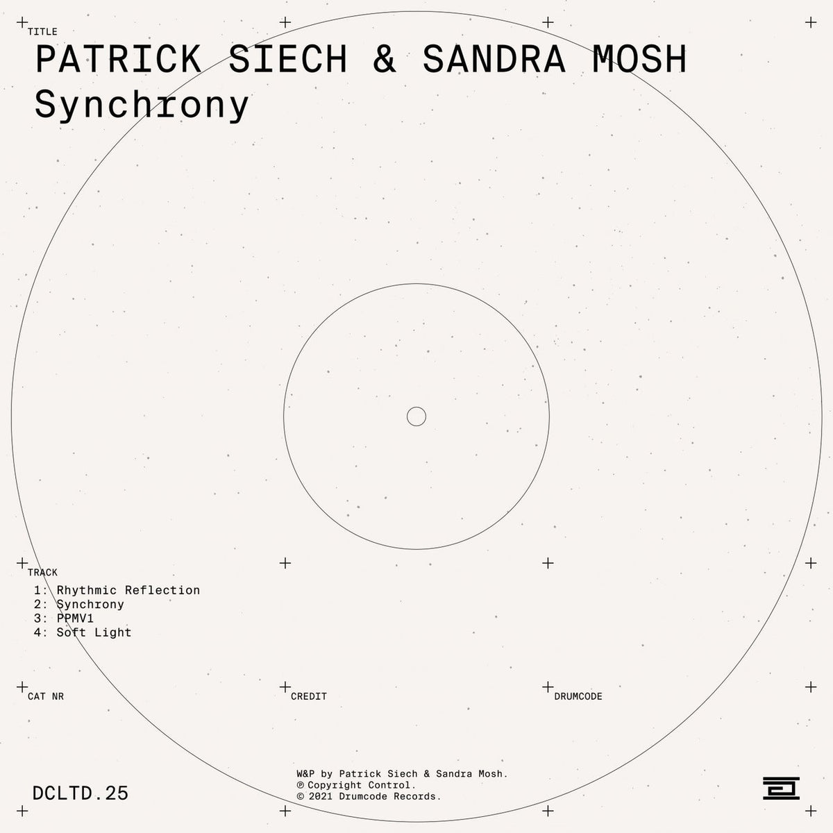 Patrick Siech – Synchrony vinyl cover