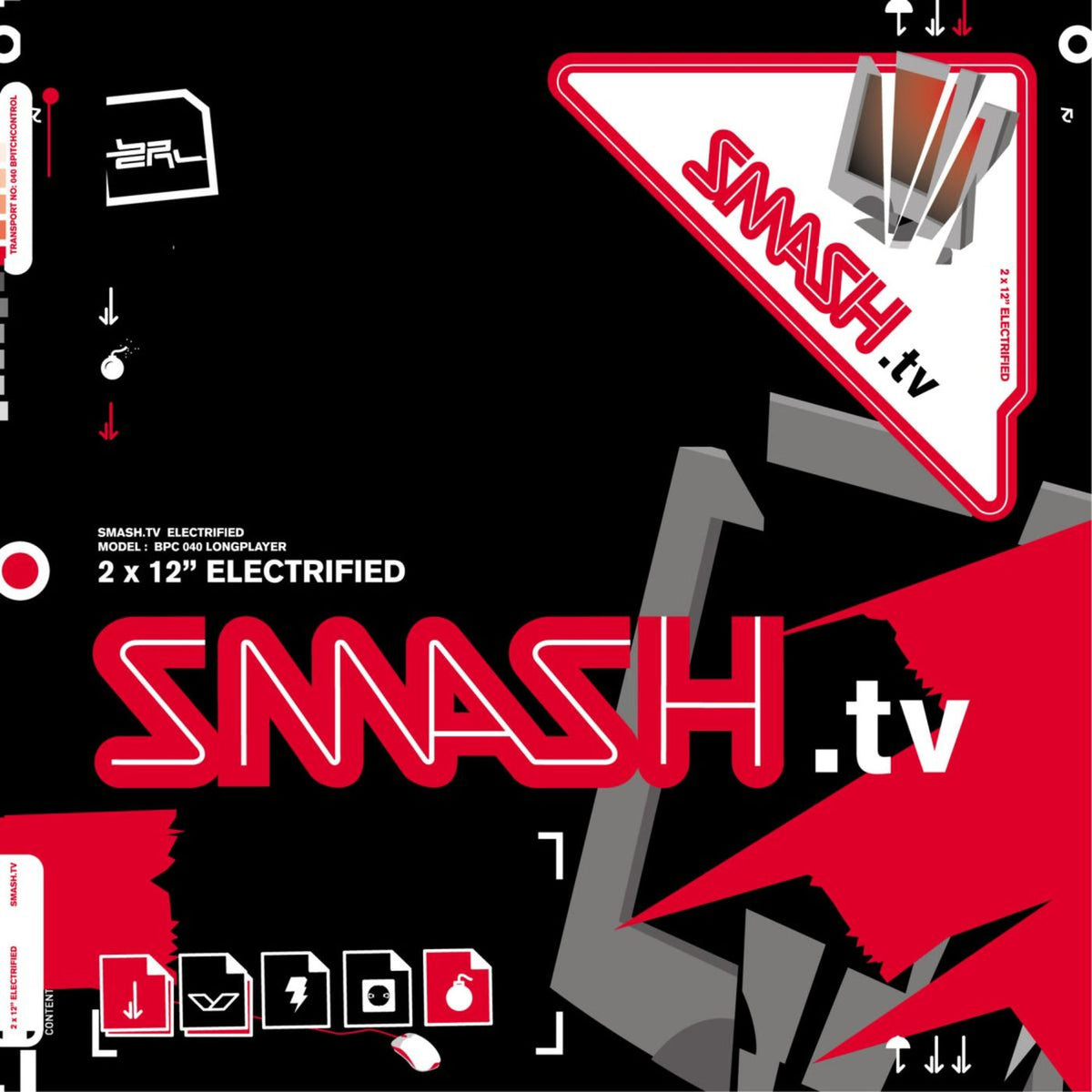 Smash Tv – Electrified vinyl record cover