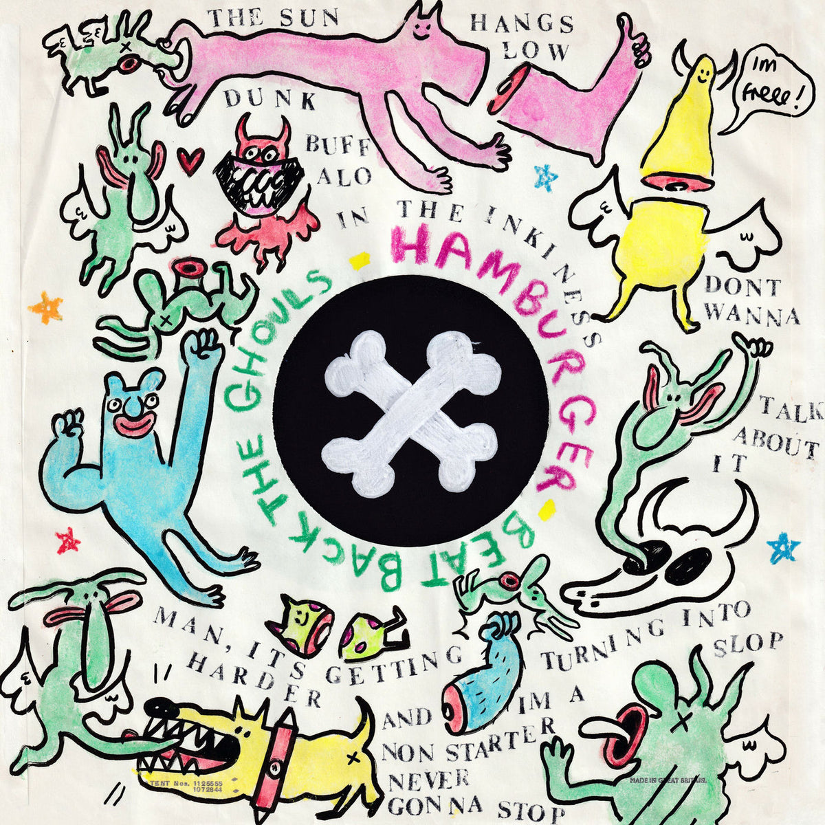 Hamburger – Beat Back The Ghouls vinyl cover