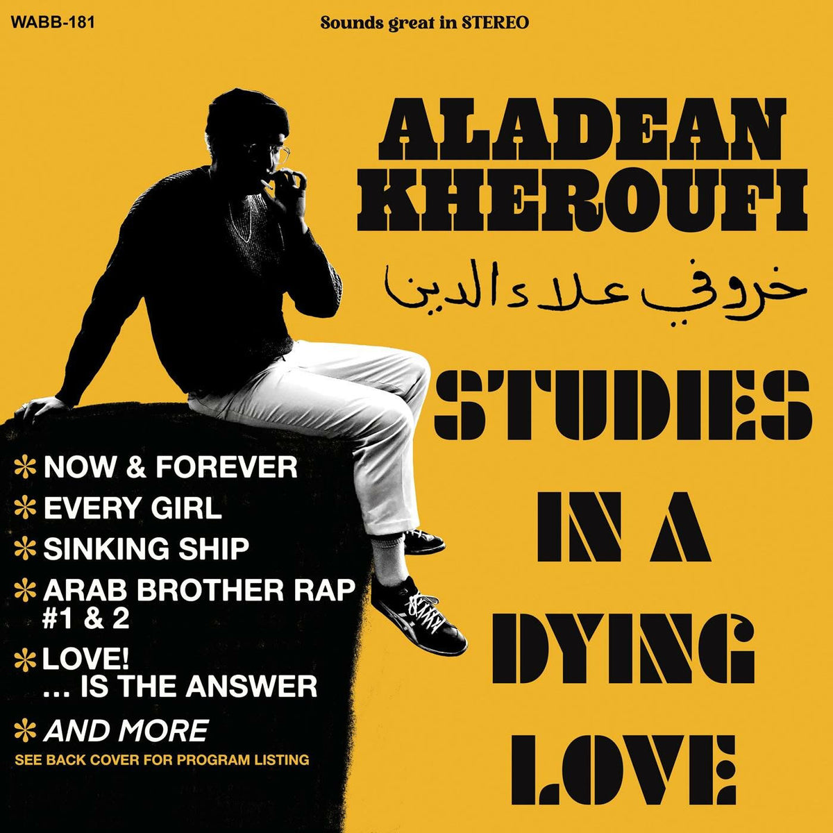 Aladean Kheroufi – Studies In A Dying Love vinyl cover