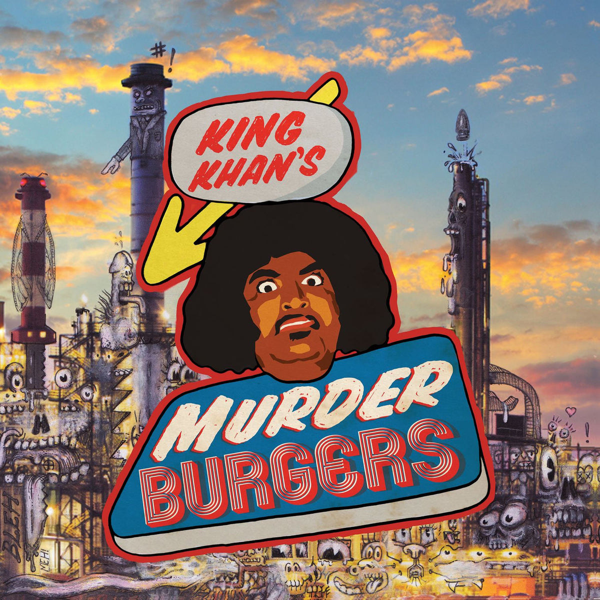 King Khan – Murderburgers vinyl record cover