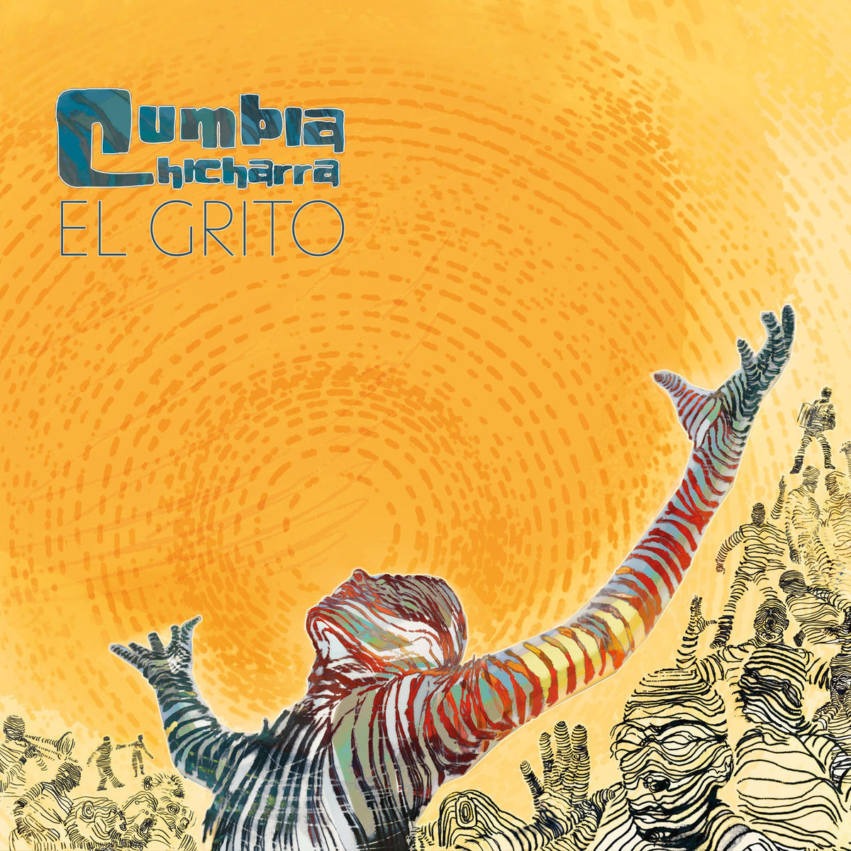 Cumbia Chicharra – El Grito vinyl record cover