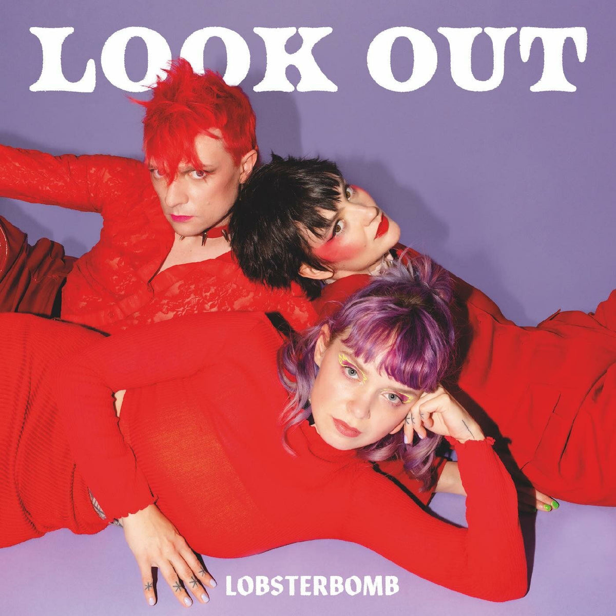 Lobsterbomb – Look Out (RED VINYL) vinyl record cover