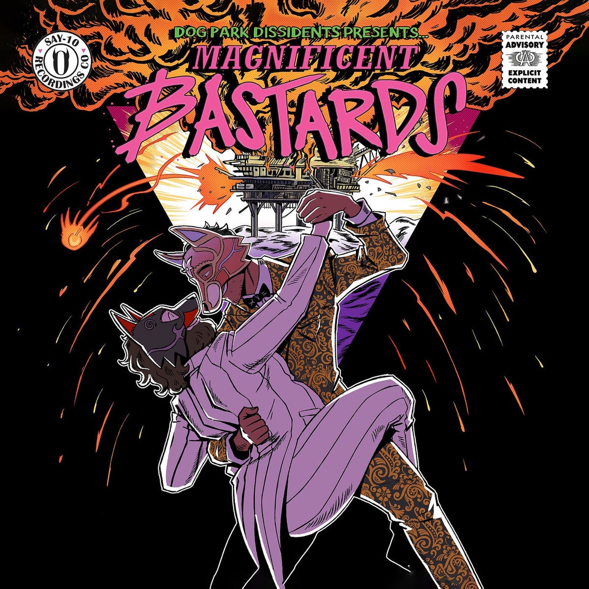 Dog Park Dissidents – Magnificent Bastards vinyl record cover