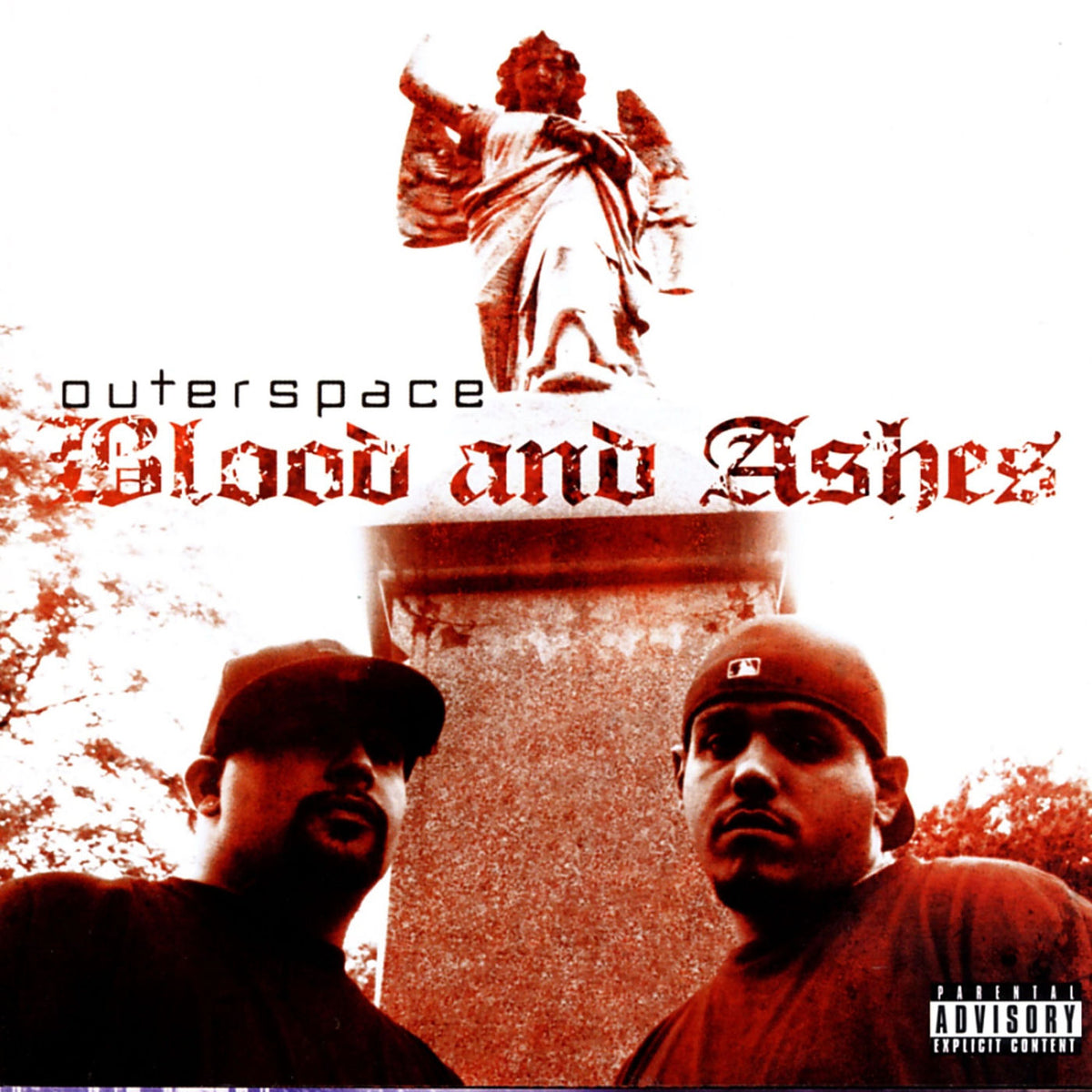 Outerspace – Blood & Ashes (EXPLICIT VERSION) vinyl record cover