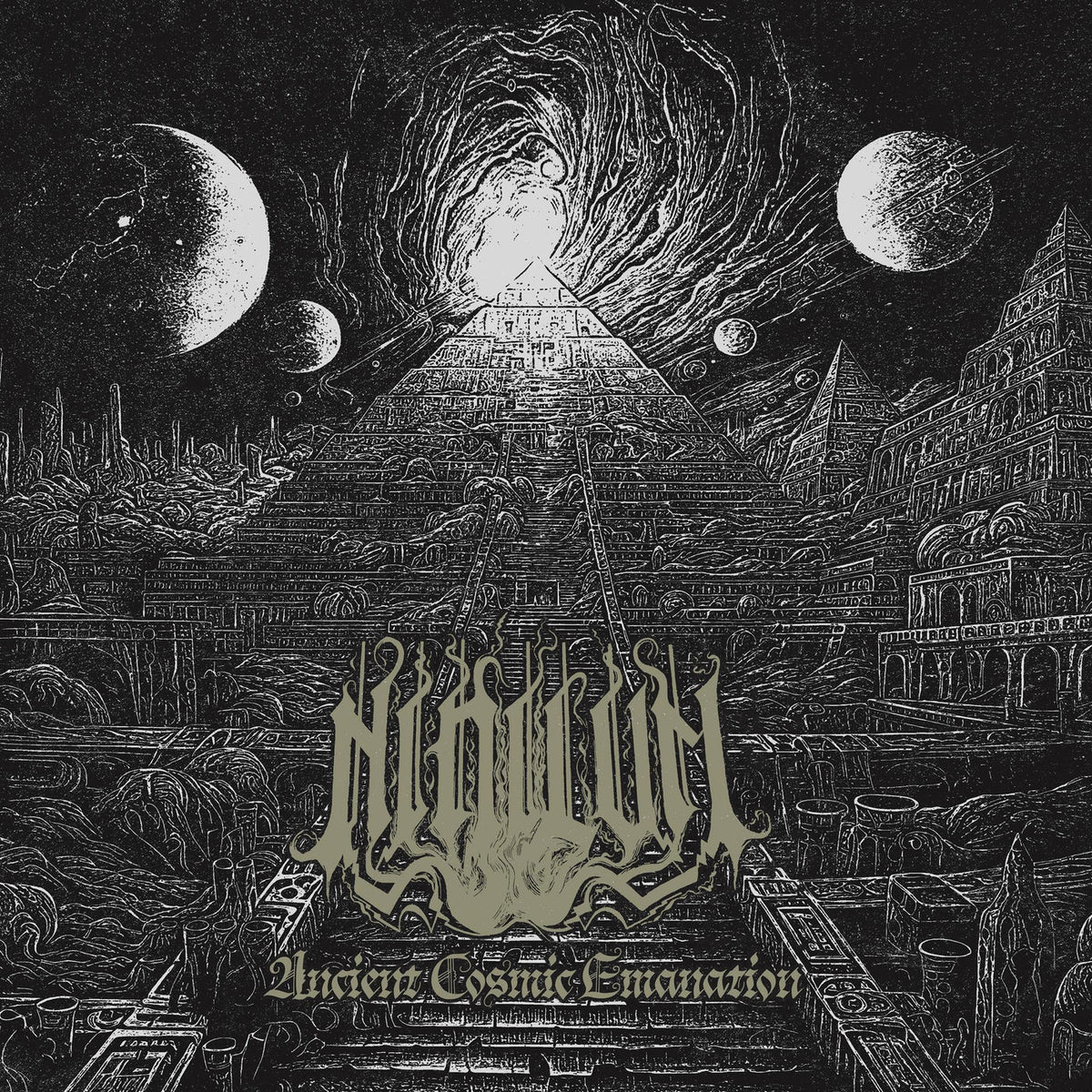 Nihilvm – Ancient cosmic emanation vinyl record cover