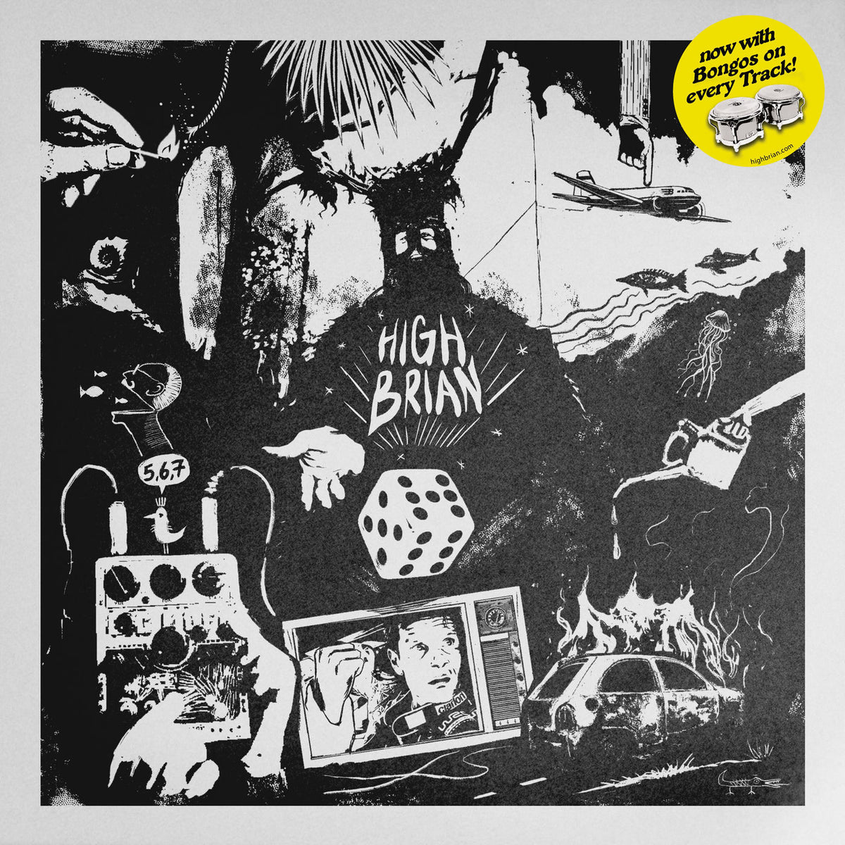 High Brian – Five, Six, Seven vinyl record cover