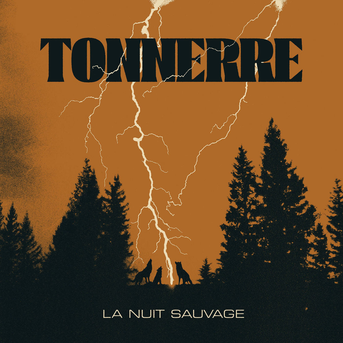 Tonnerre – La Nuit Sauvage vinyl record cover