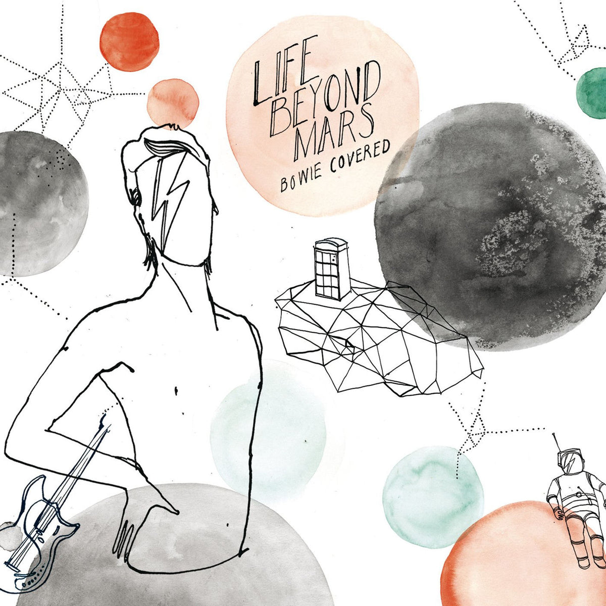 Various Artists – Life Beyond Mars - Bowie Covered vinyl record cover