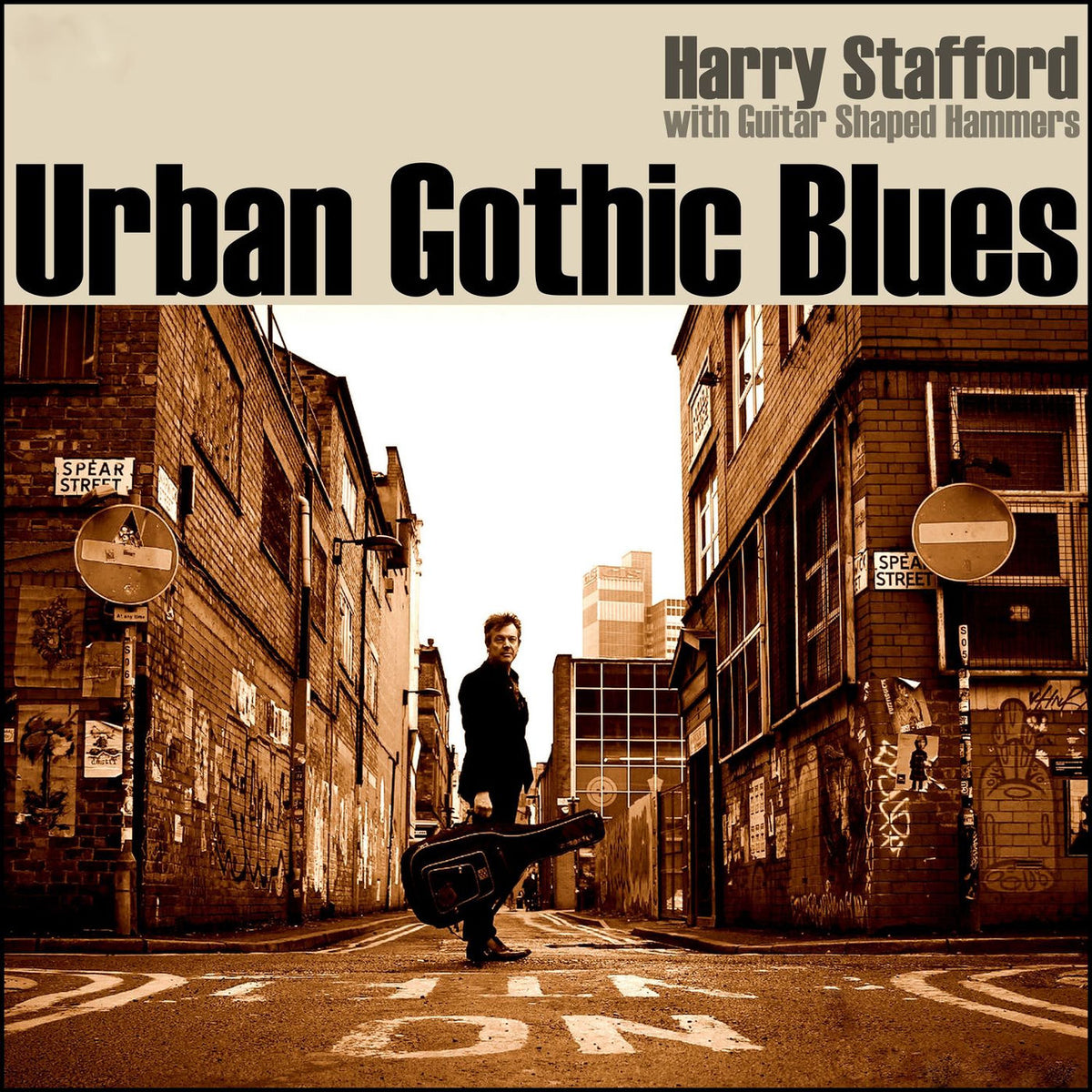Harry Stafford – Gothic Urban Blues vinyl cover