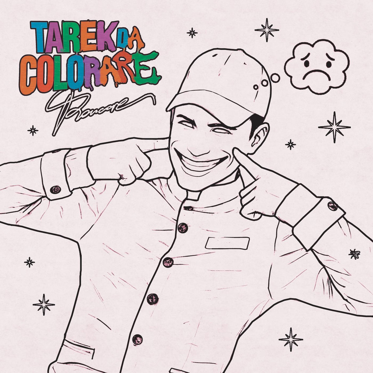 Rancore – Tarek Da Colorare vinyl record cover