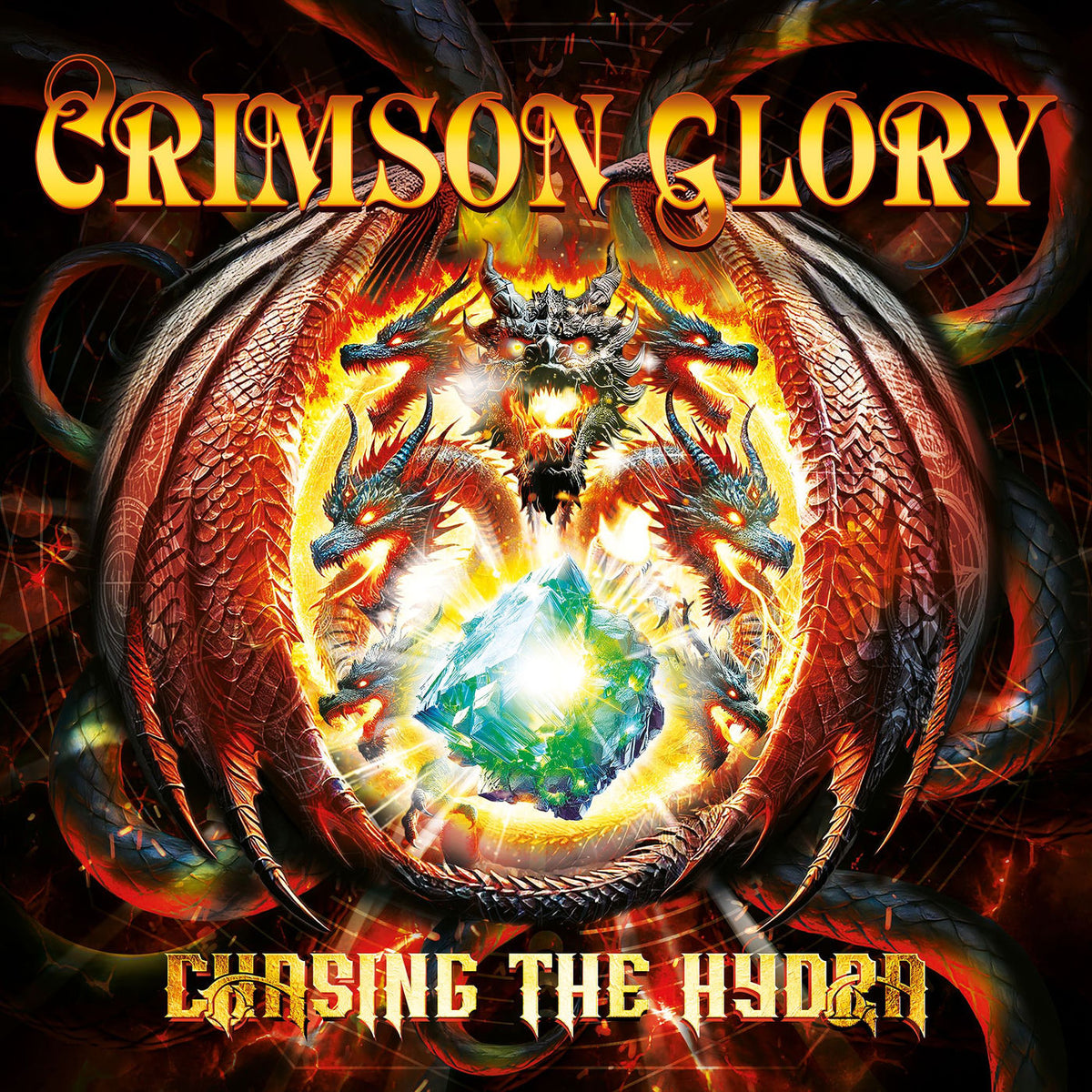 Crimson Glory – Chasing the Hydra vinyl record cover