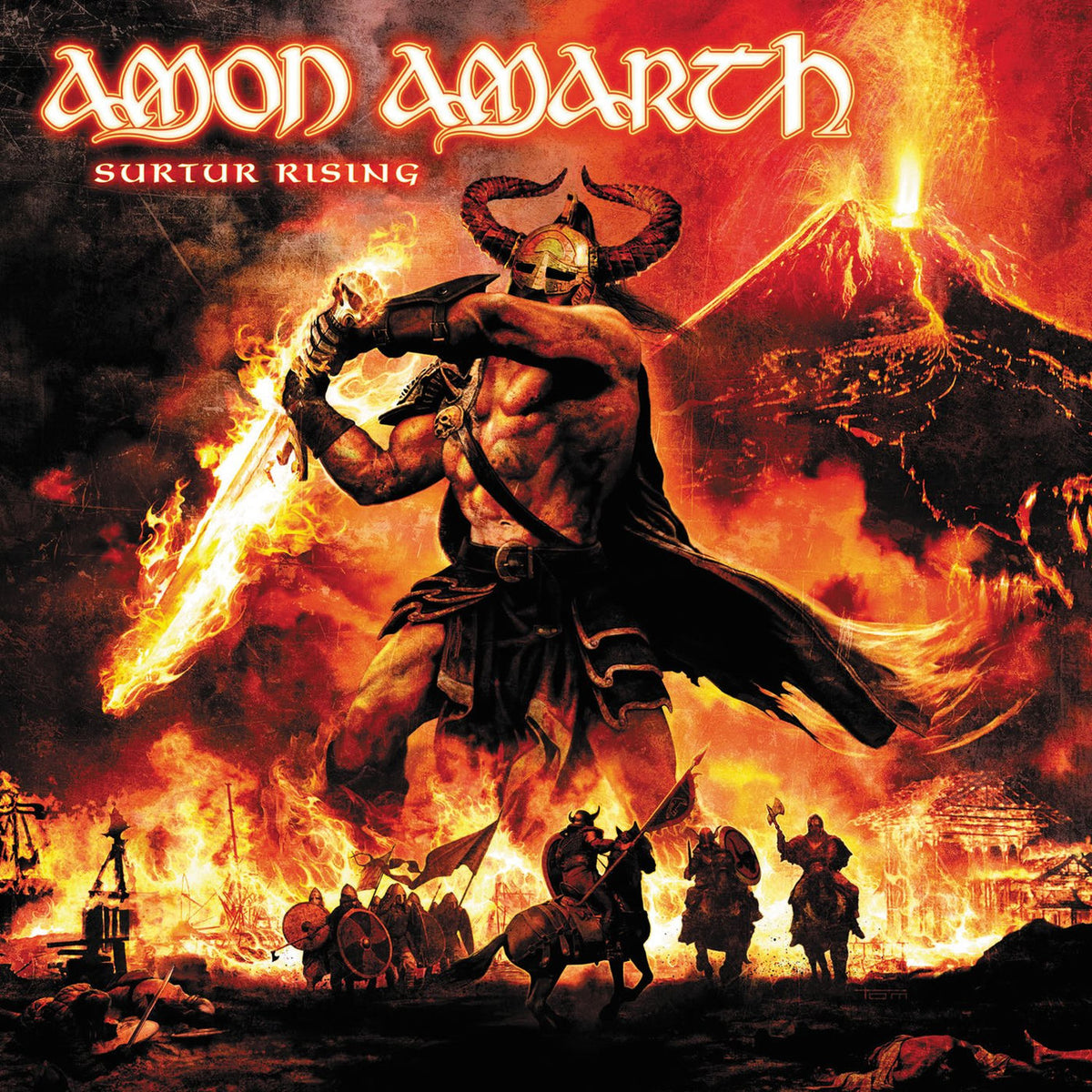 Amon Amarth – Surtur Rising vinyl record cover