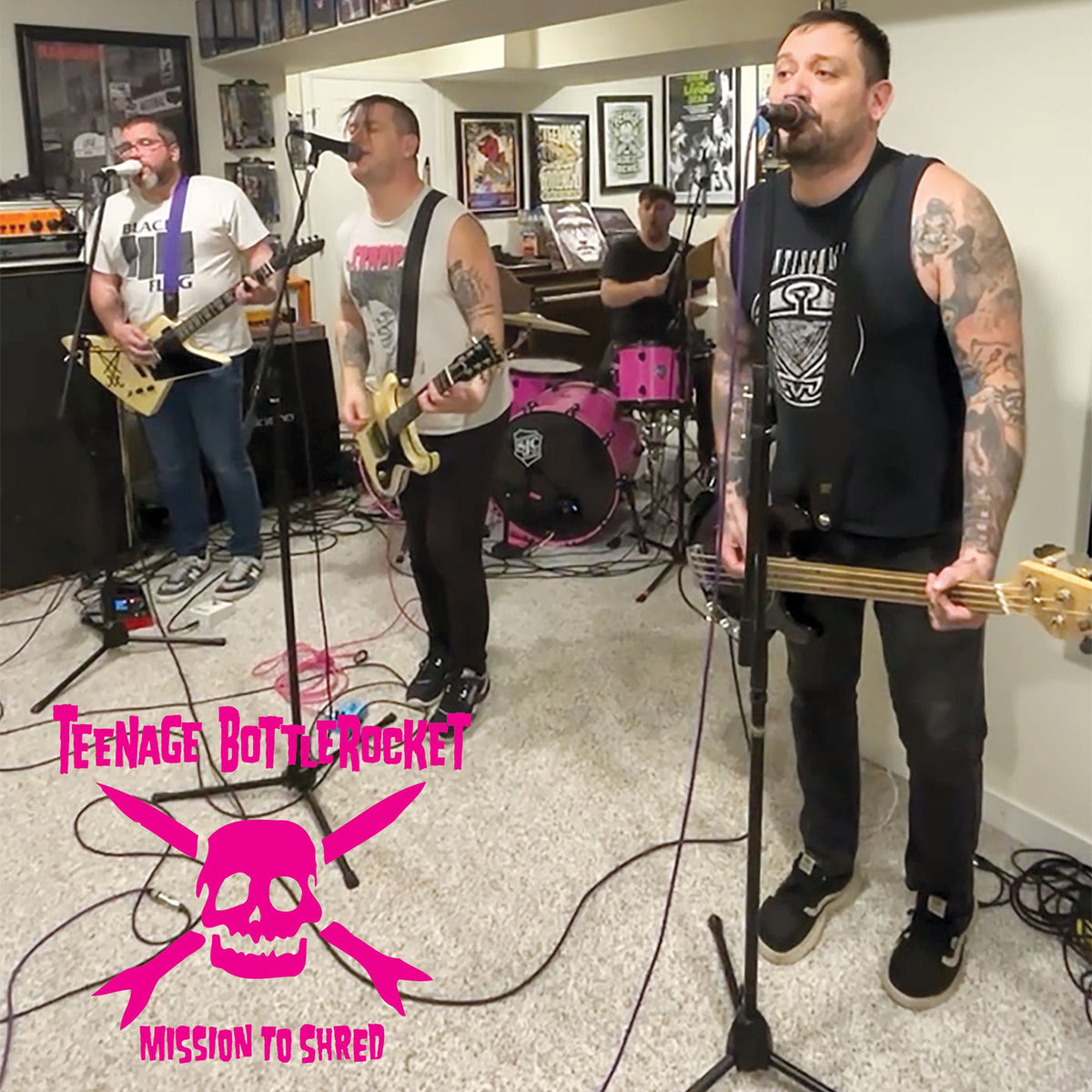 Teenage Bottlerocket – Mission To Shred vinyl cover