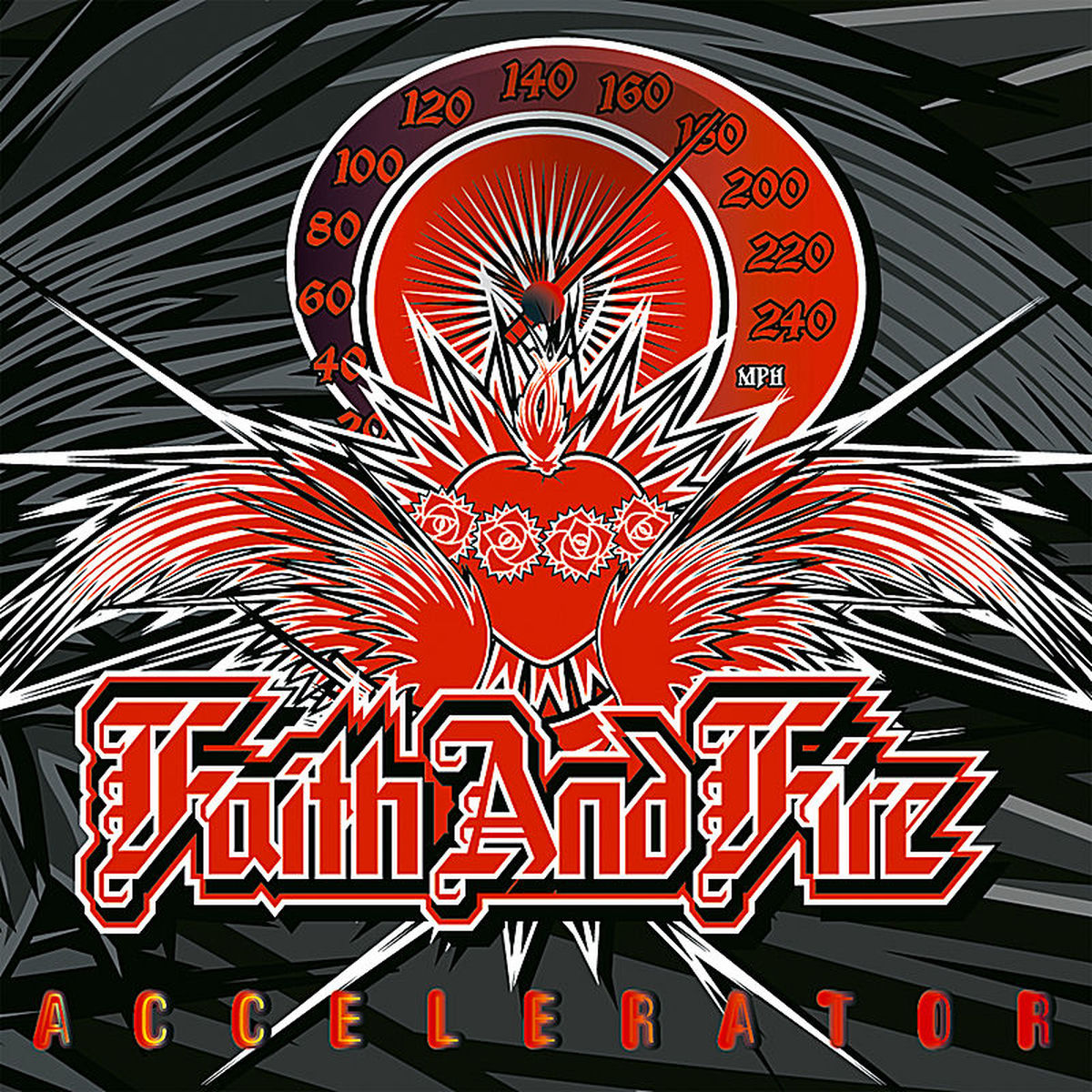 Faith And Fire – Accelerator (Coloured Vinyl) vinyl record cover