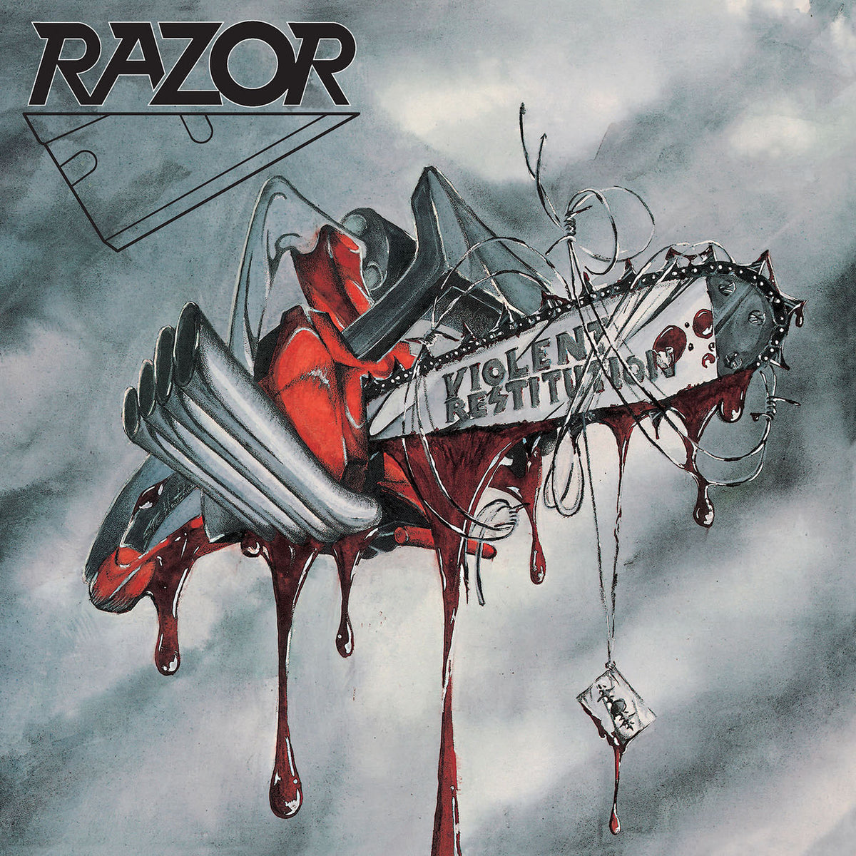 Razor – Violent Restitution vinyl record cover
