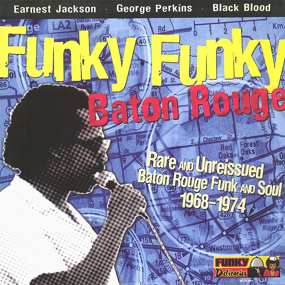 Various Artists – Funky Funky Baton Rouge vinyl record cover