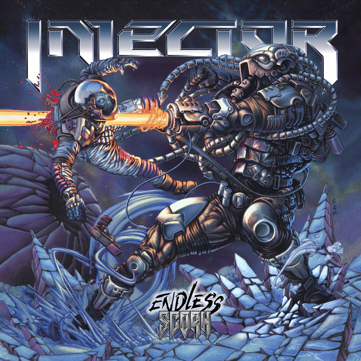 Injector – Endless Scorn vinyl record cover