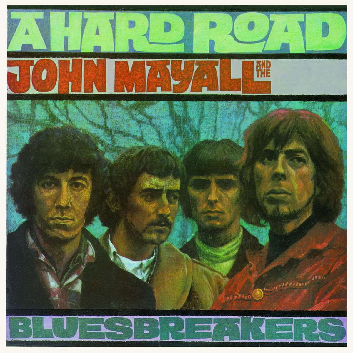John Mayall & The Bluesbreakers – A Hard Road vinyl record cover