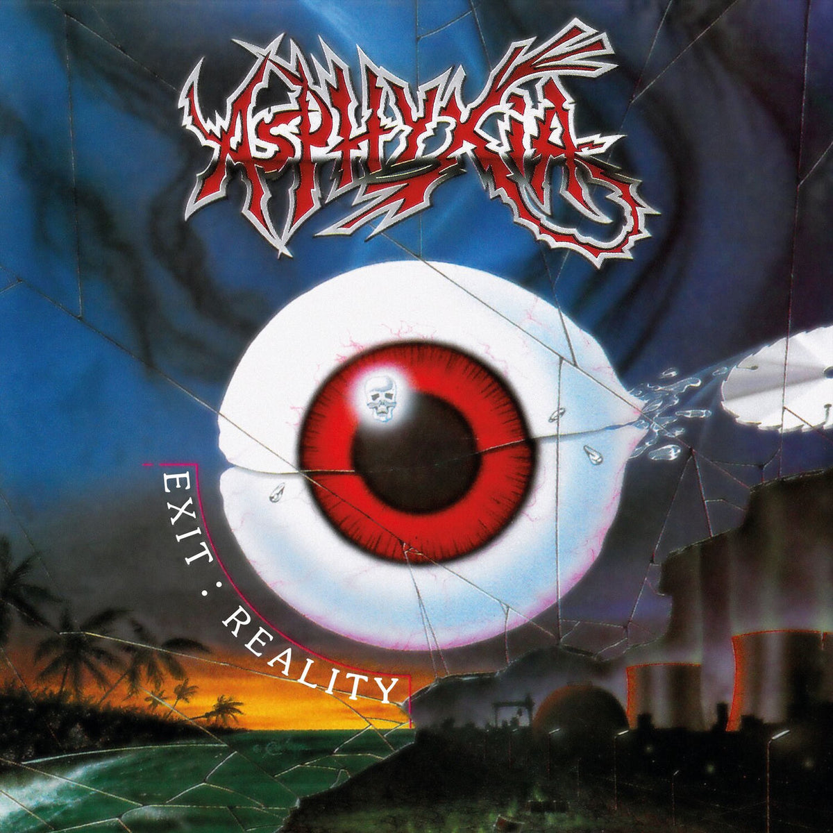 Asphyxia – Exit: Reality vinyl record cover