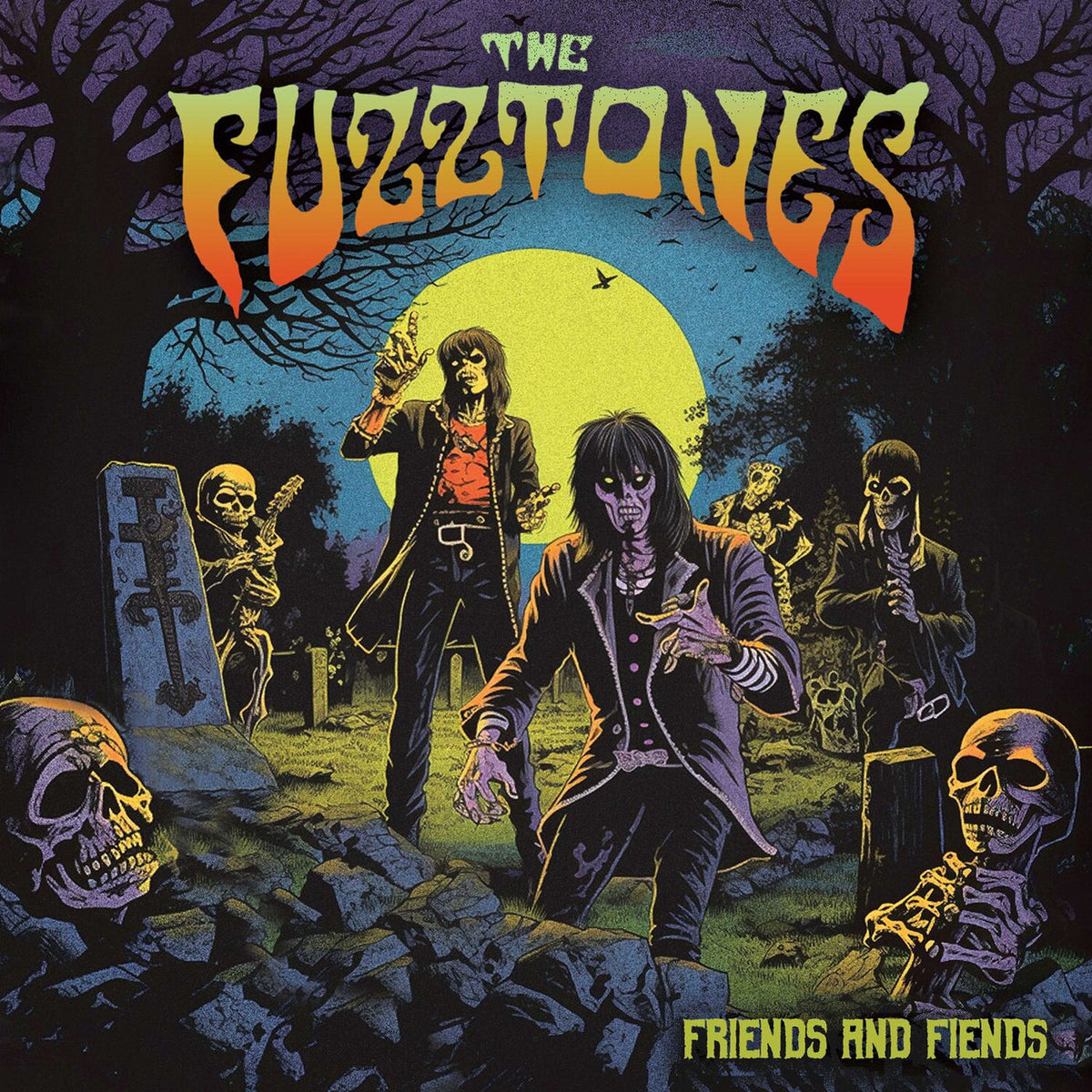 The Fuzztones – Friends & Fiends vinyl record cover