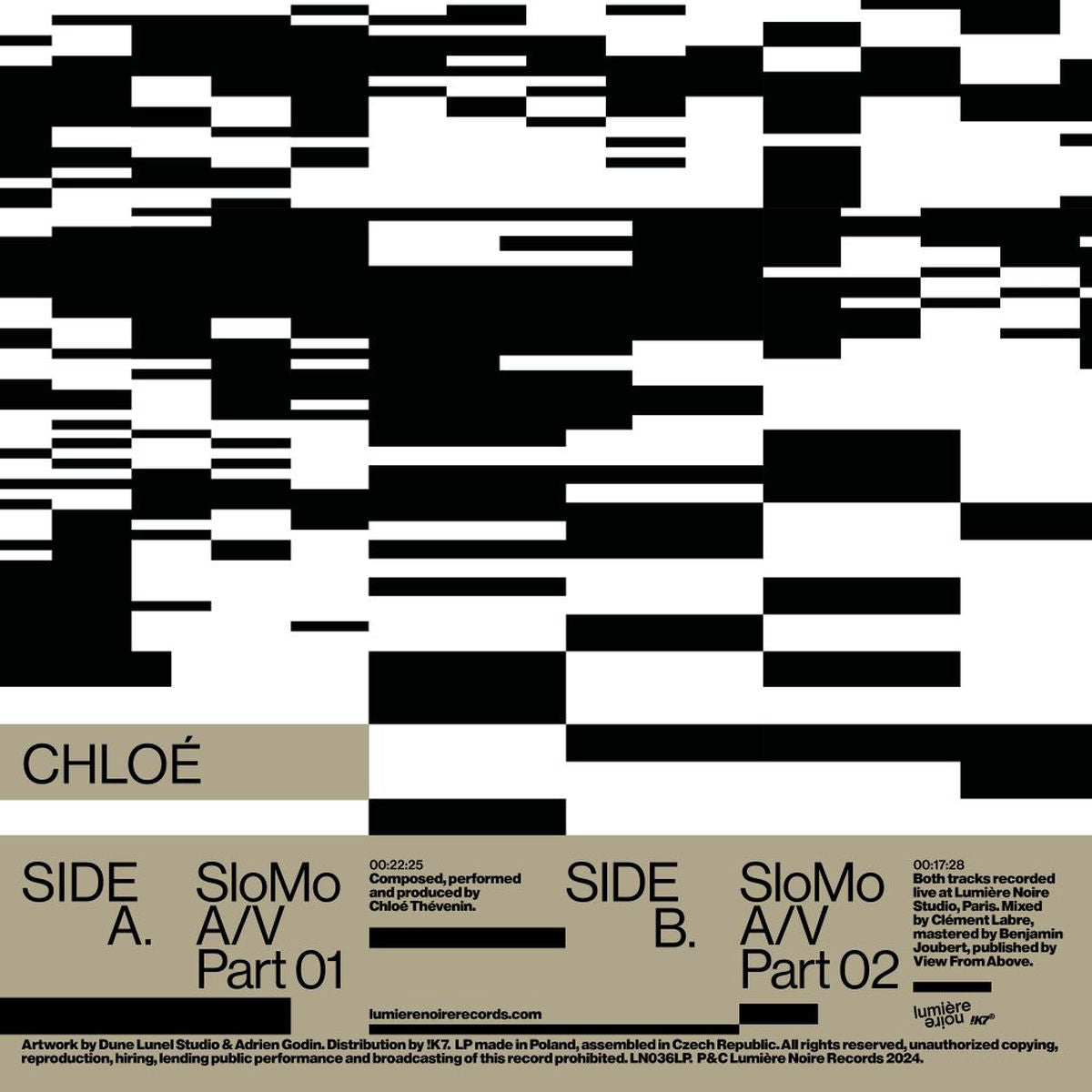 Chloé (thévenin) – SloMo A/V vinyl cover