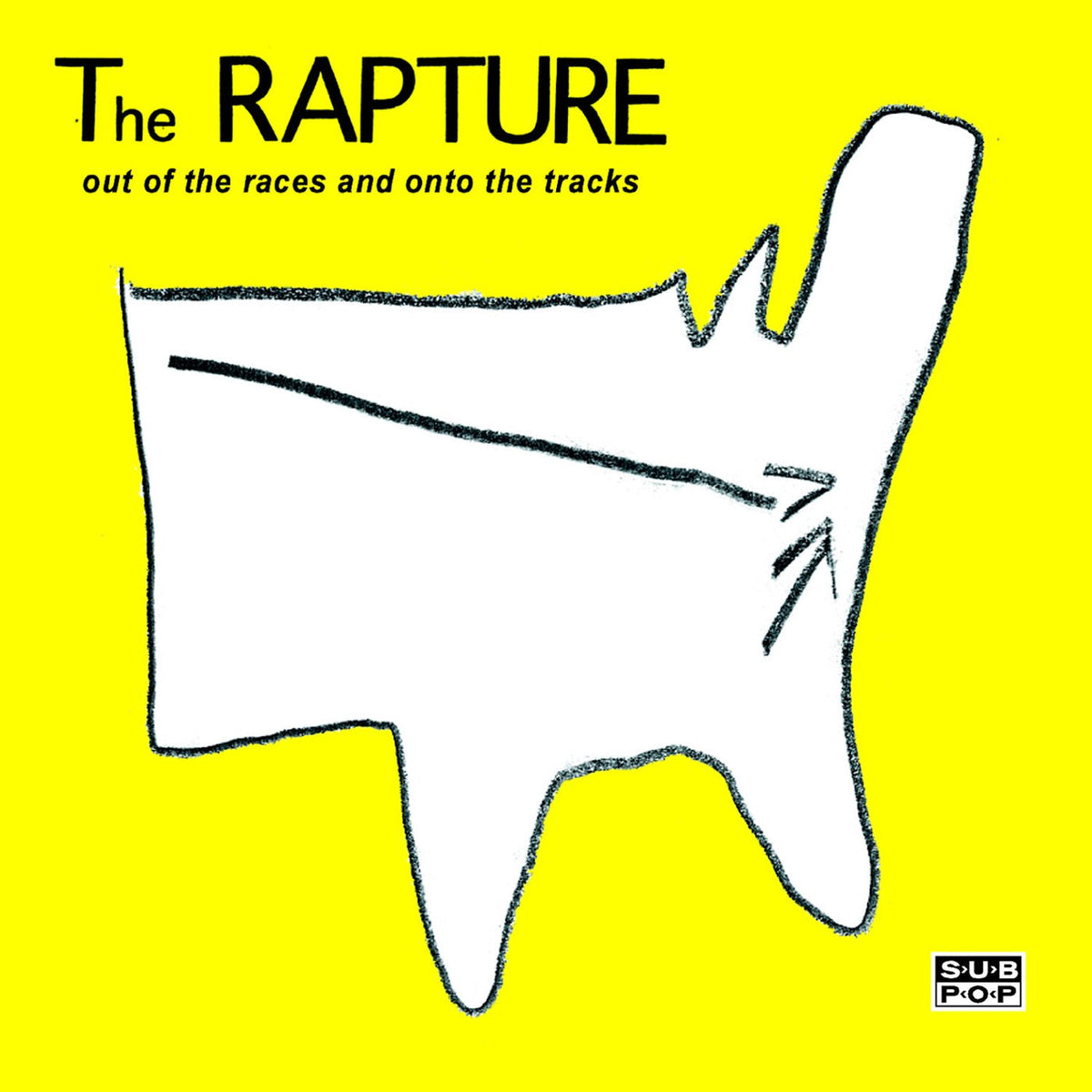 The Rapture – Out of the Races and Onto the Tracks vinyl cover