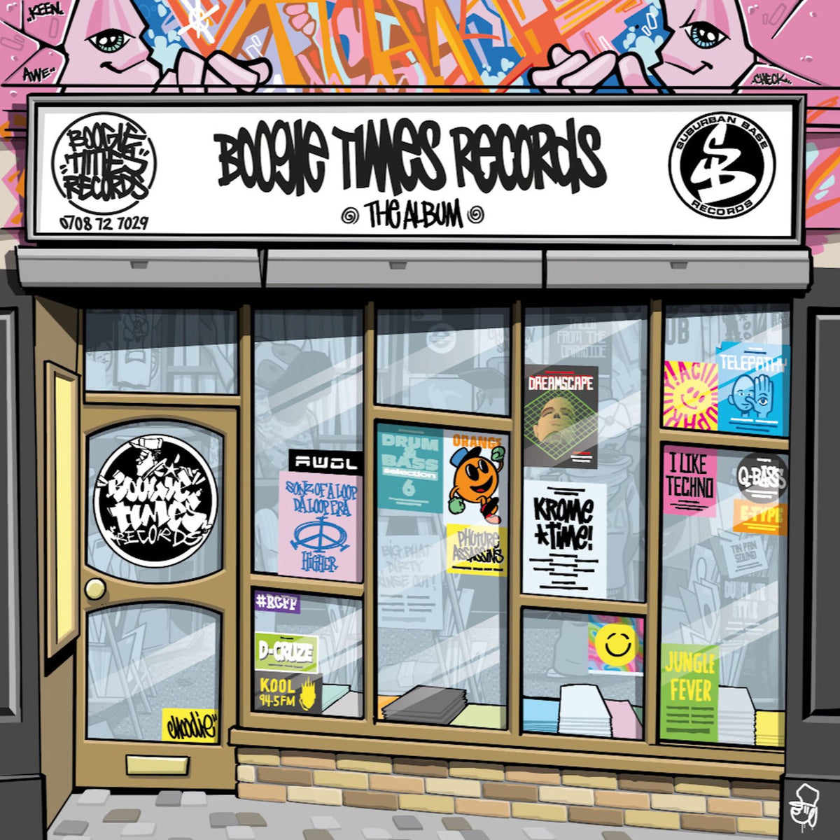 Various Artists – Boogie Times Records - The Album vinyl record cover