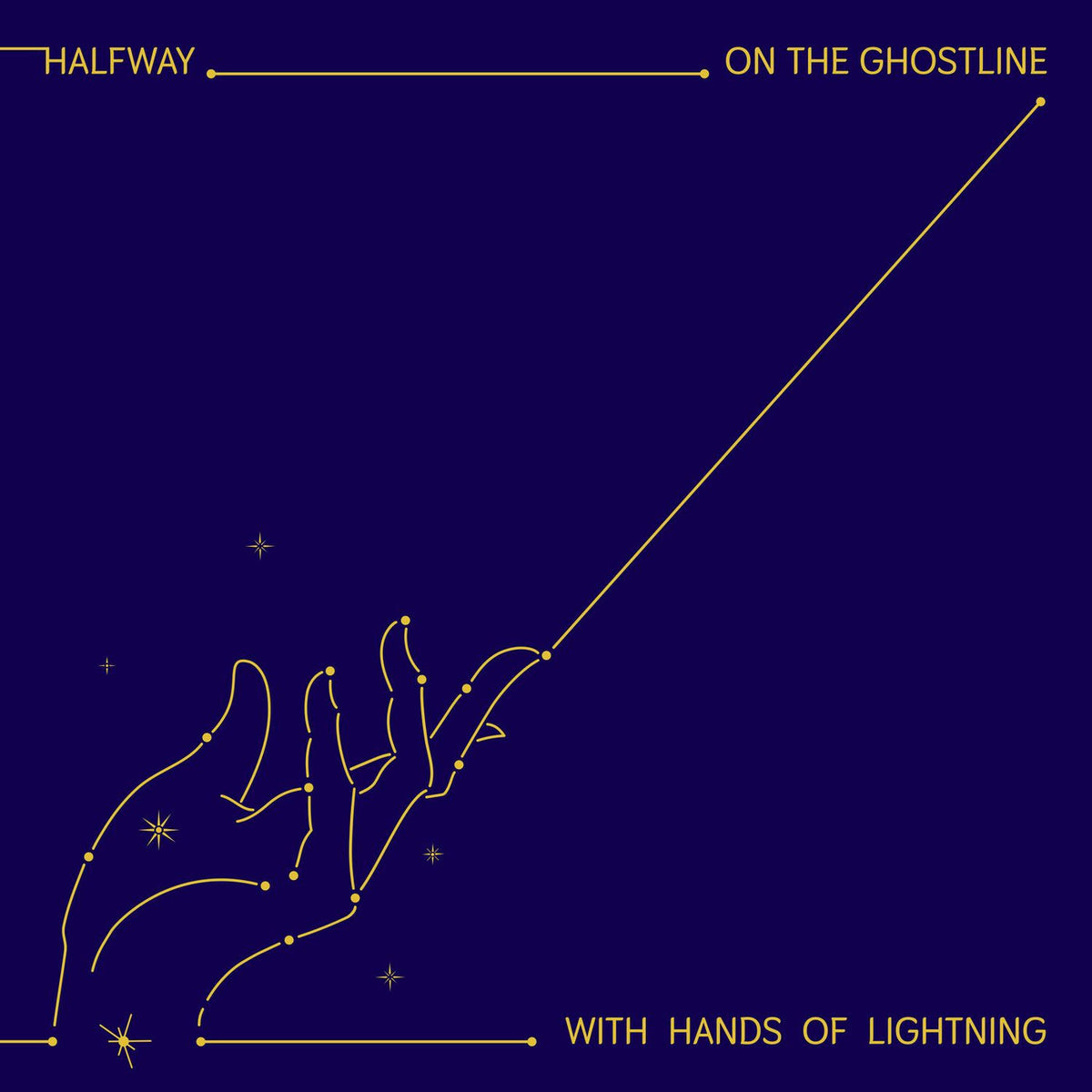 Halfway – On The Ghostline, With Hands Of Lightning vinyl record cover