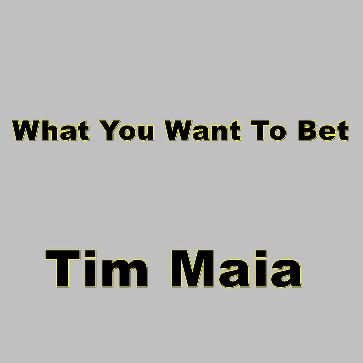 Tim Maia – What You Want To Bet vinyl cover