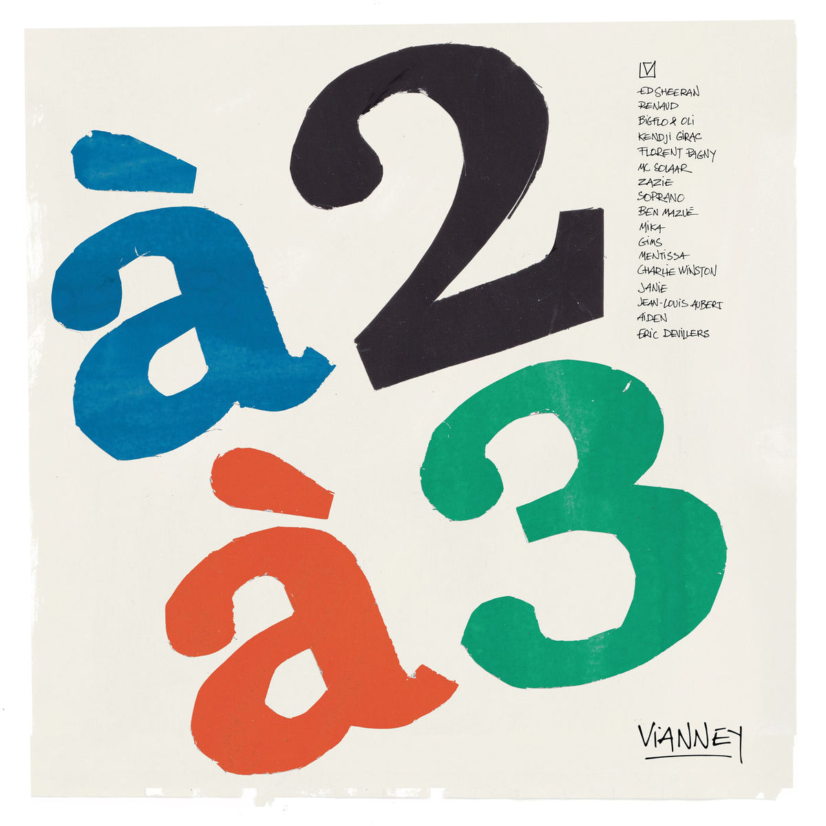 Vianney – A 2 A 3 [2LP] vinyl record cover