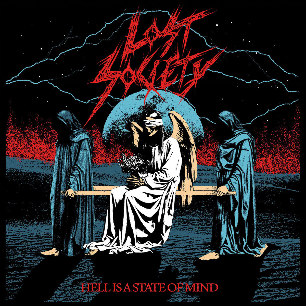 Lost Society – Hell Is a State of Mind vinyl record cover