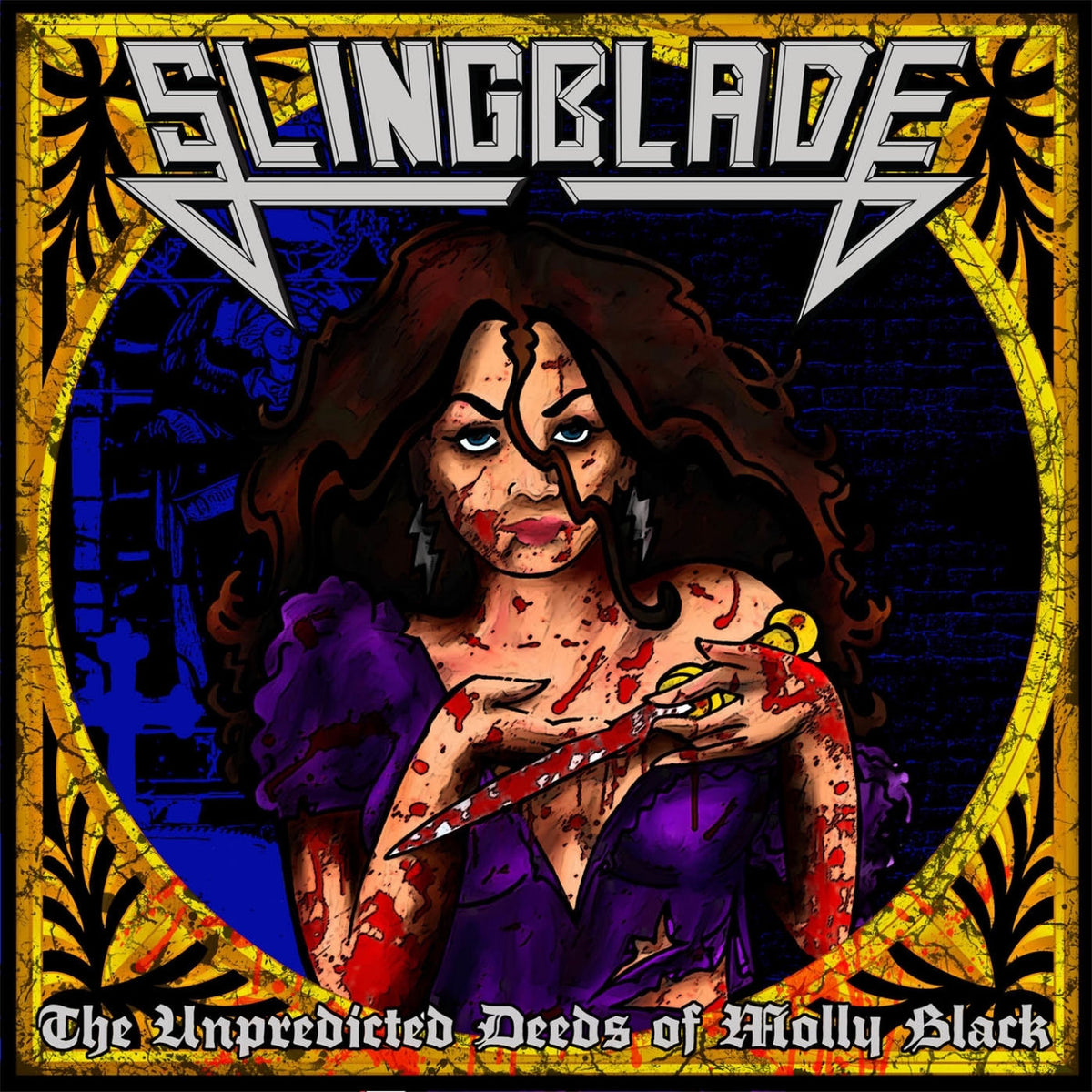 Slingblade – The Unpredicted Deeds of Molly Black (Coloured Vinyl) vinyl record cover