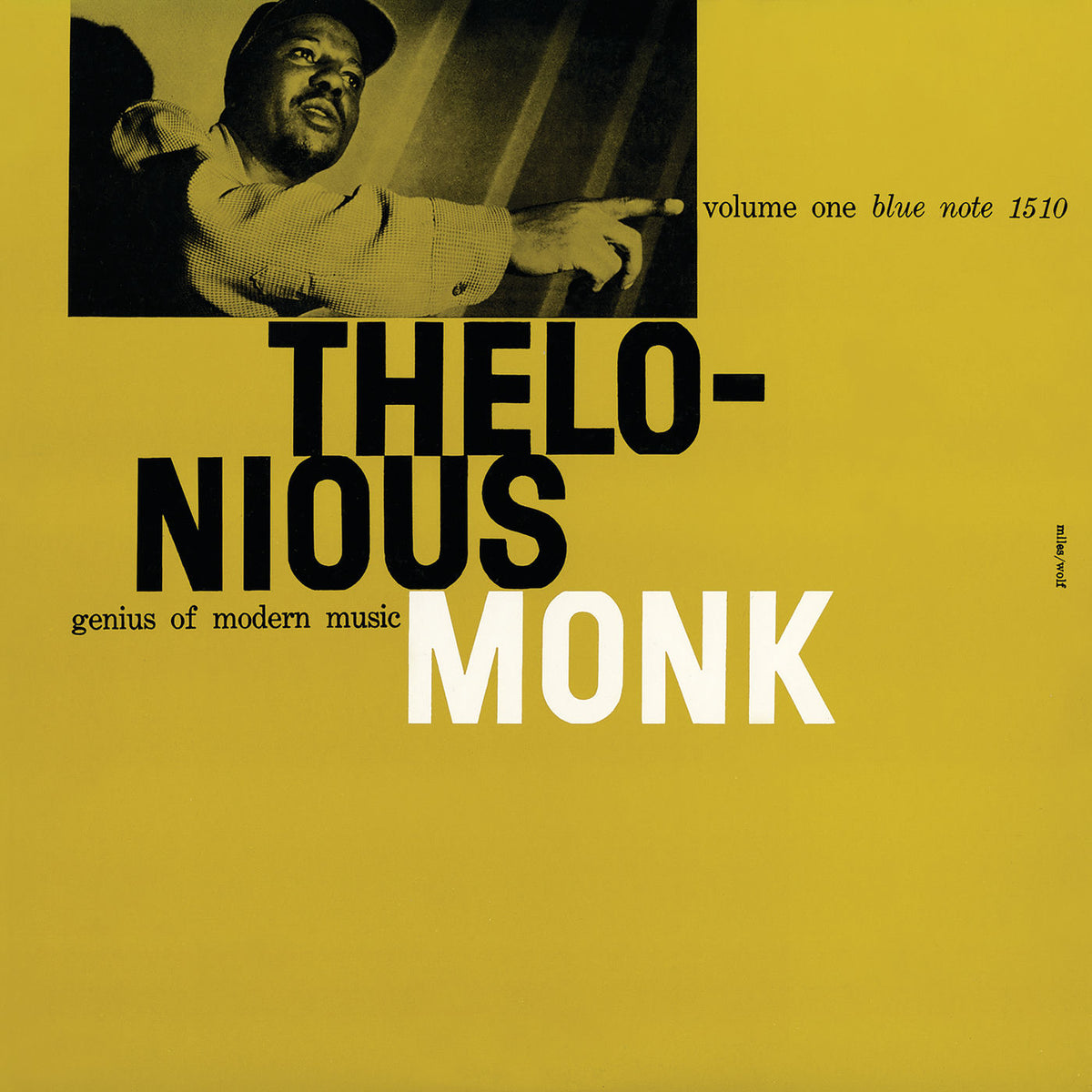 Thelonious Monk – Genius Of Modern Music vinyl record cover