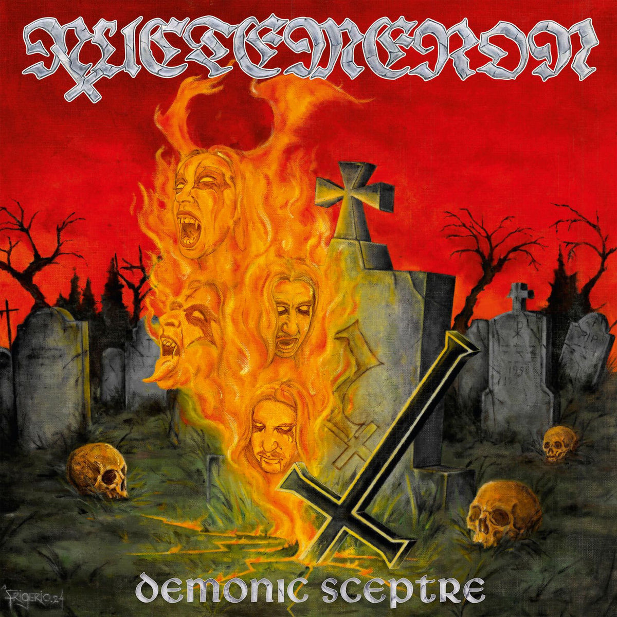 Nuctemeron – Demonic Sceptre vinyl record cover