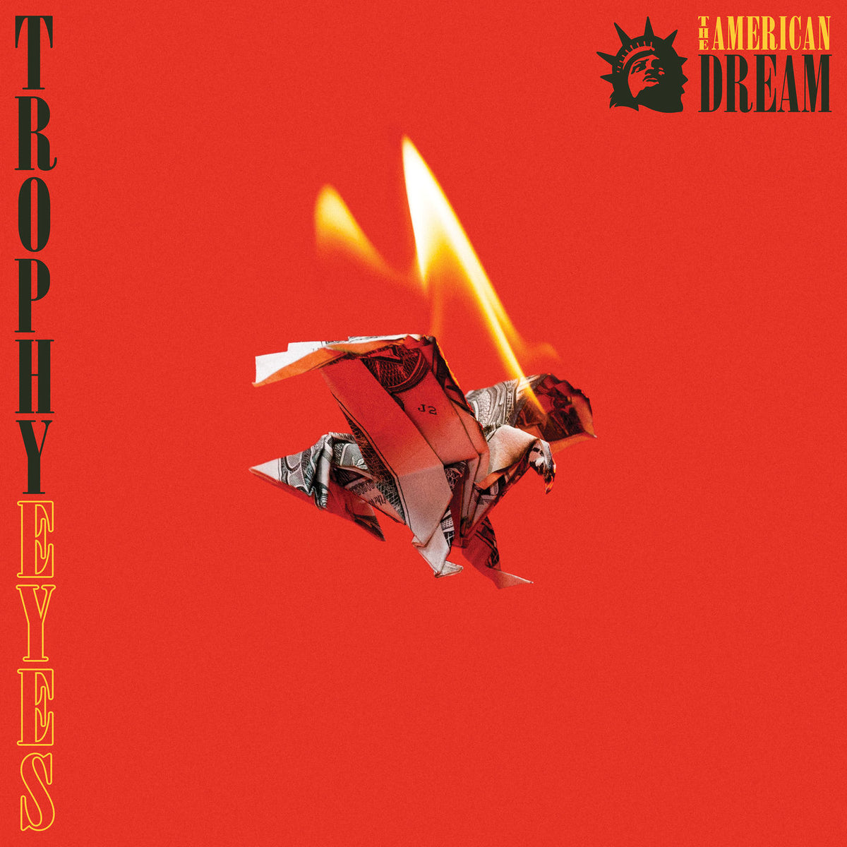 Trophy Eyes – The American Dream (Transparent Yellow Vinyl) vinyl record cover