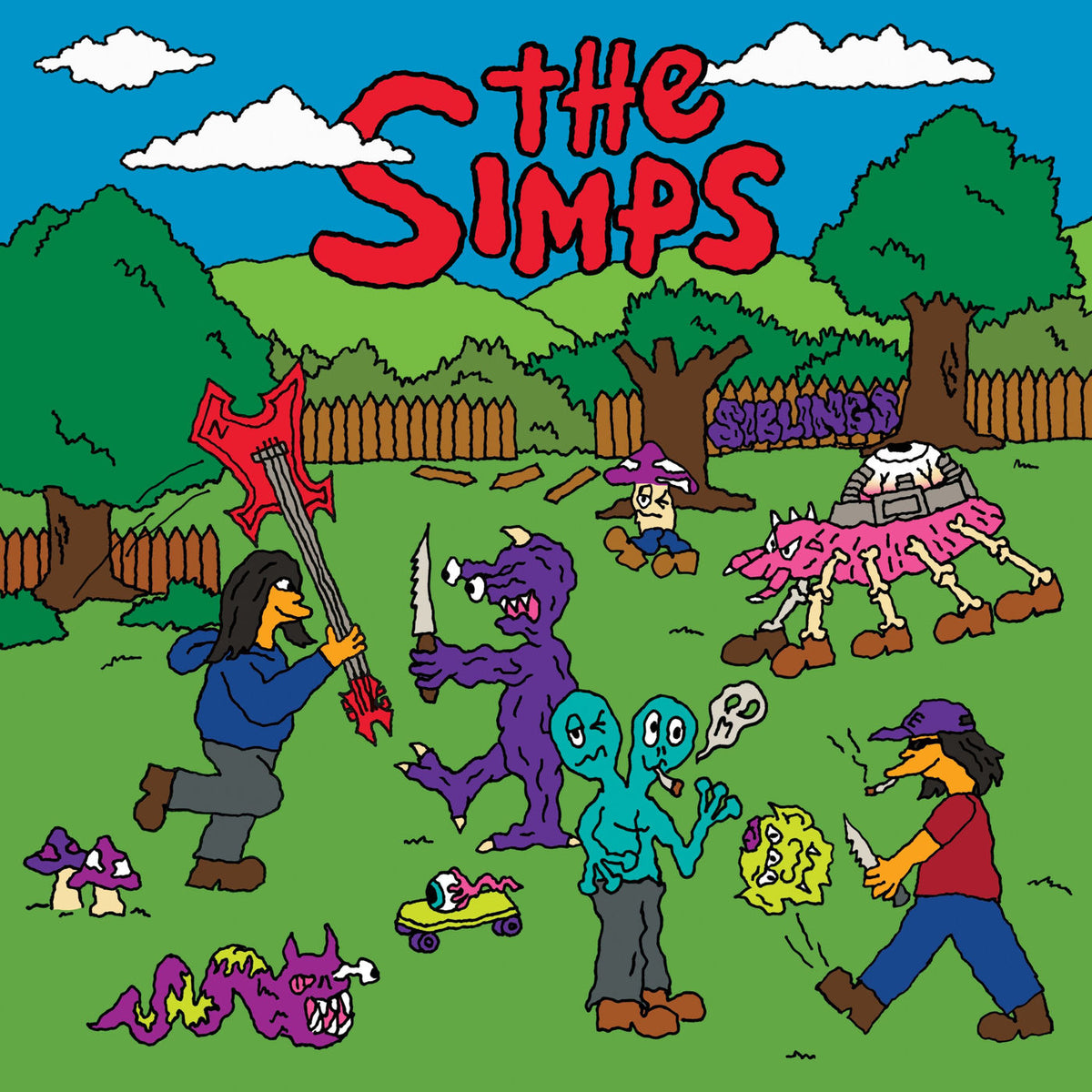 The Simps – Siblings vinyl cover
