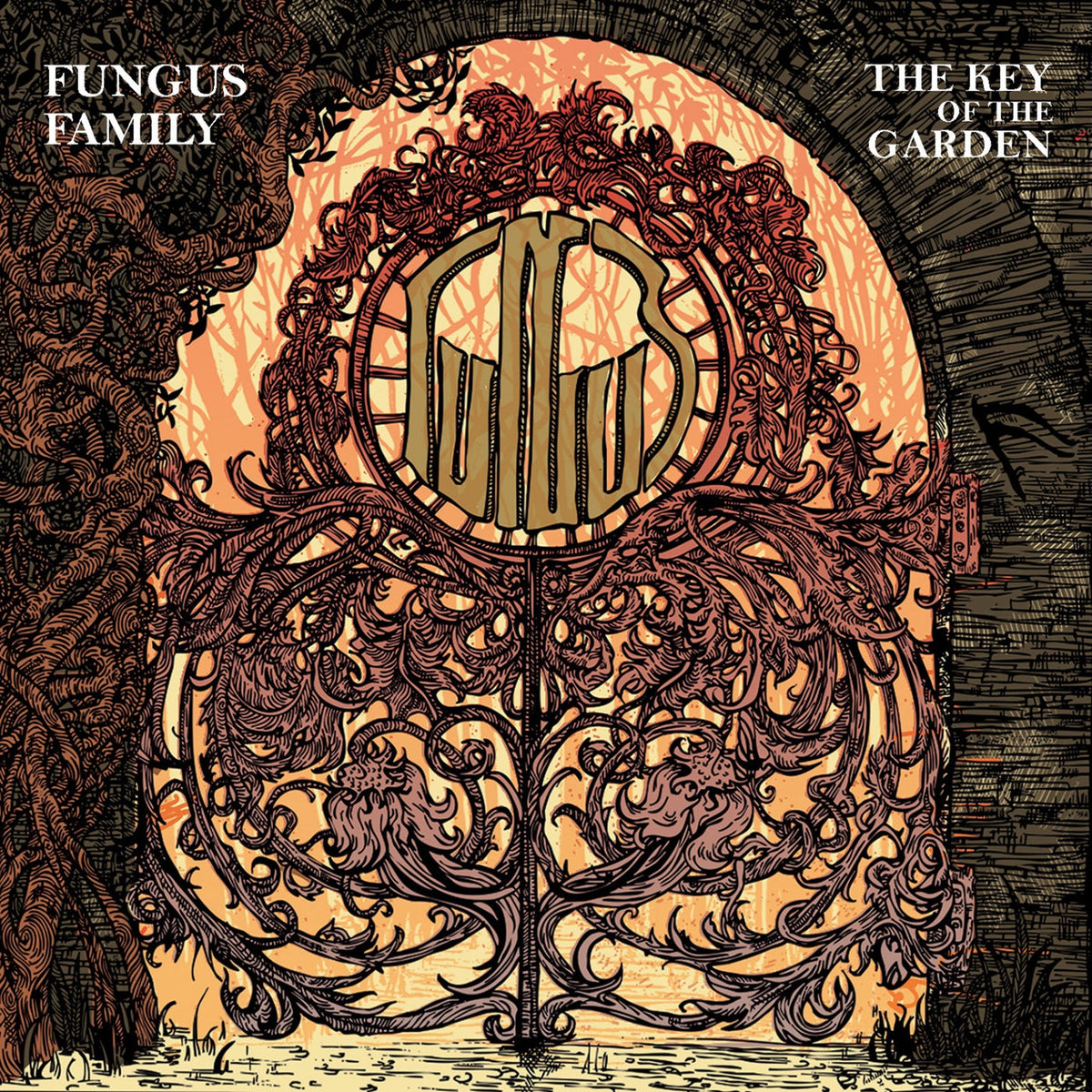 Fungus Family – Key Of The Garden vinyl record cover