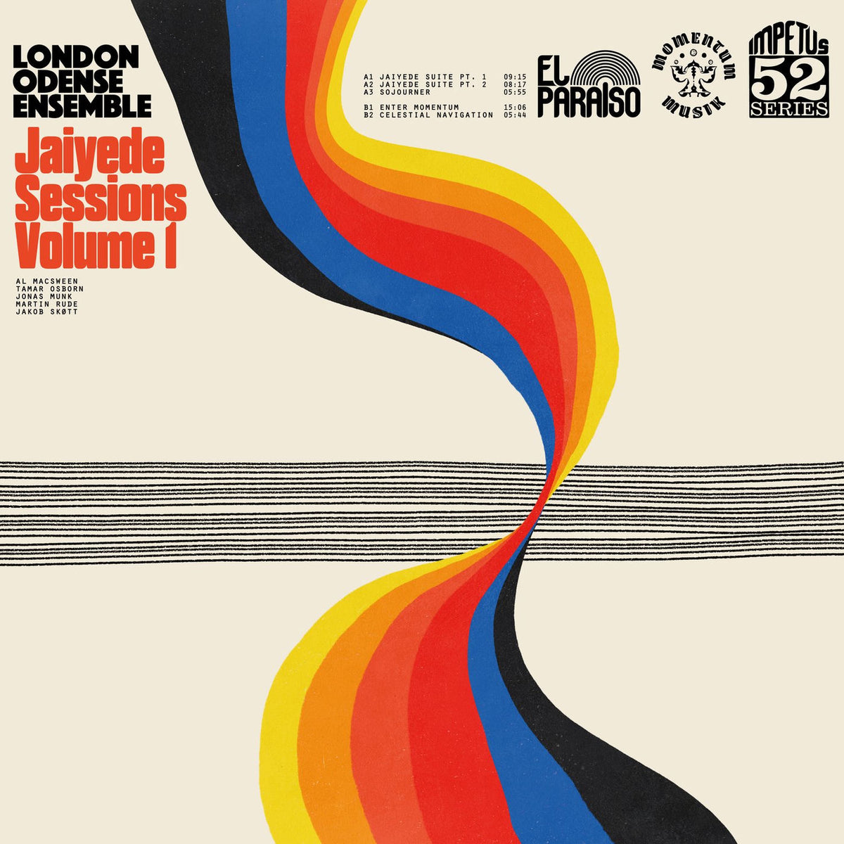 London Odense Ensemble – Jaiyede Sessions vinyl record cover
