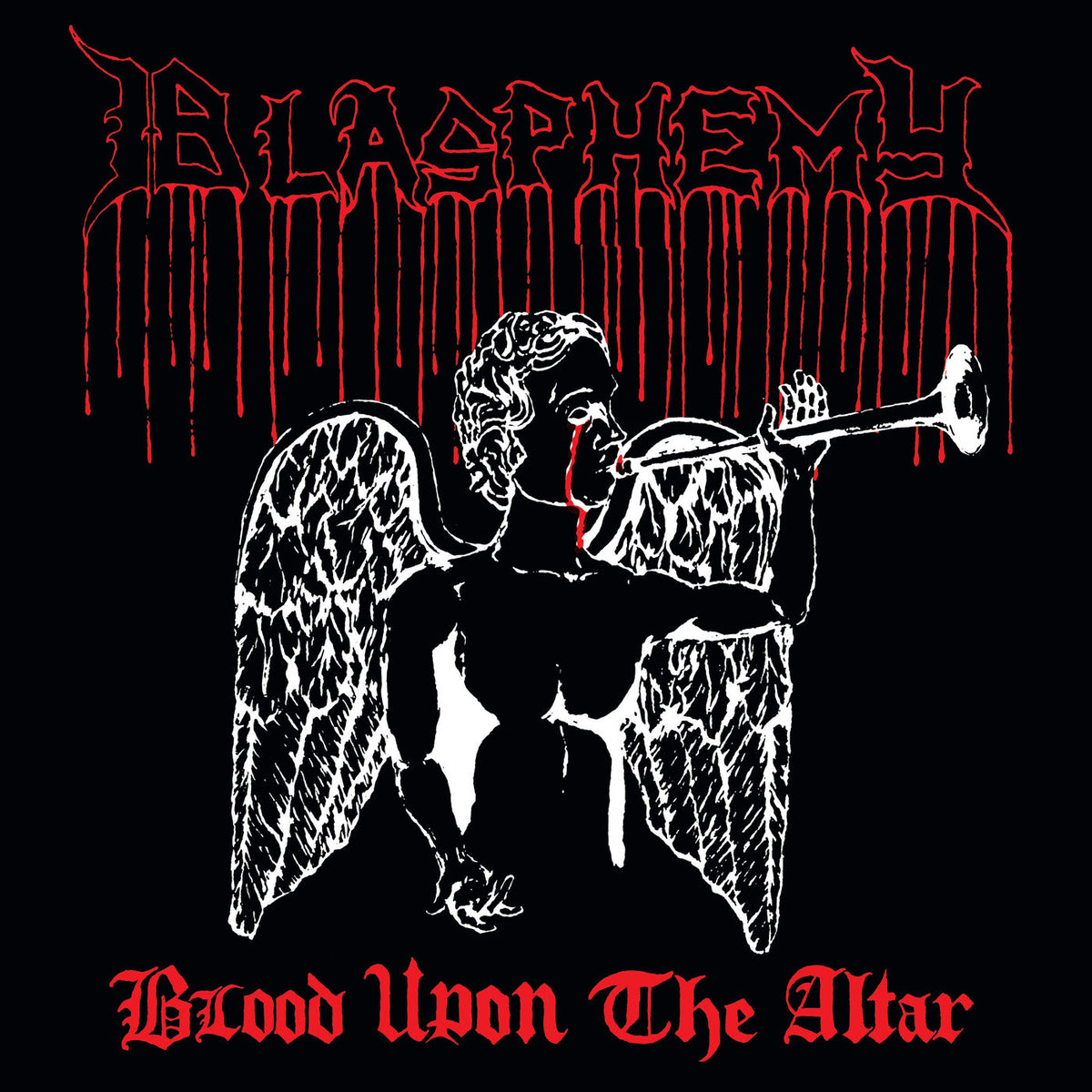 Blasphemy – Blood Upon The Altar vinyl record cover