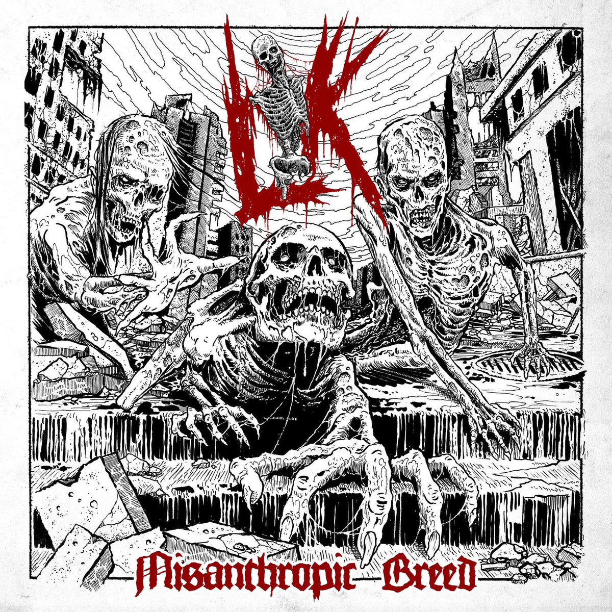 LIK – Misanthropic Breed vinyl record cover