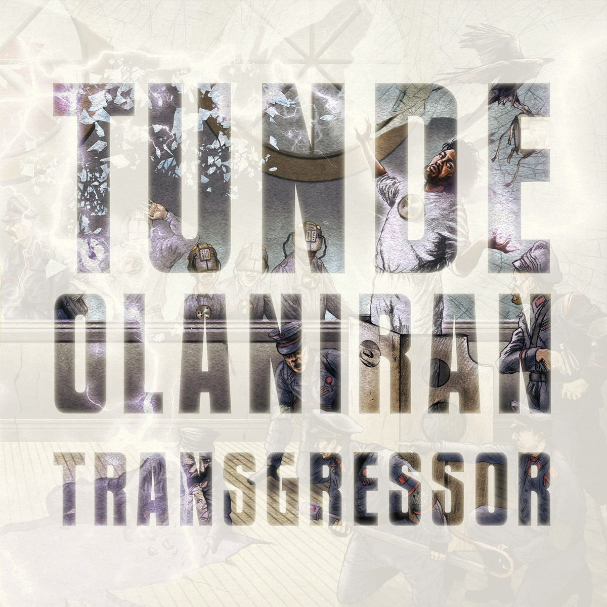 Tunde Olaniran – Transgressor (Baby Blue Vinyl) vinyl record cover