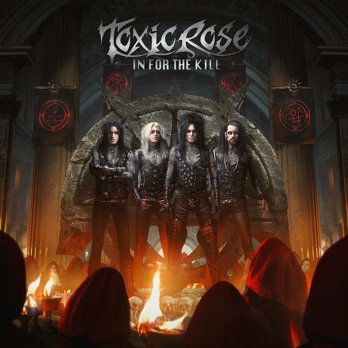 Toxic Rose – In For The Kill-Gatefold- vinyl record cover