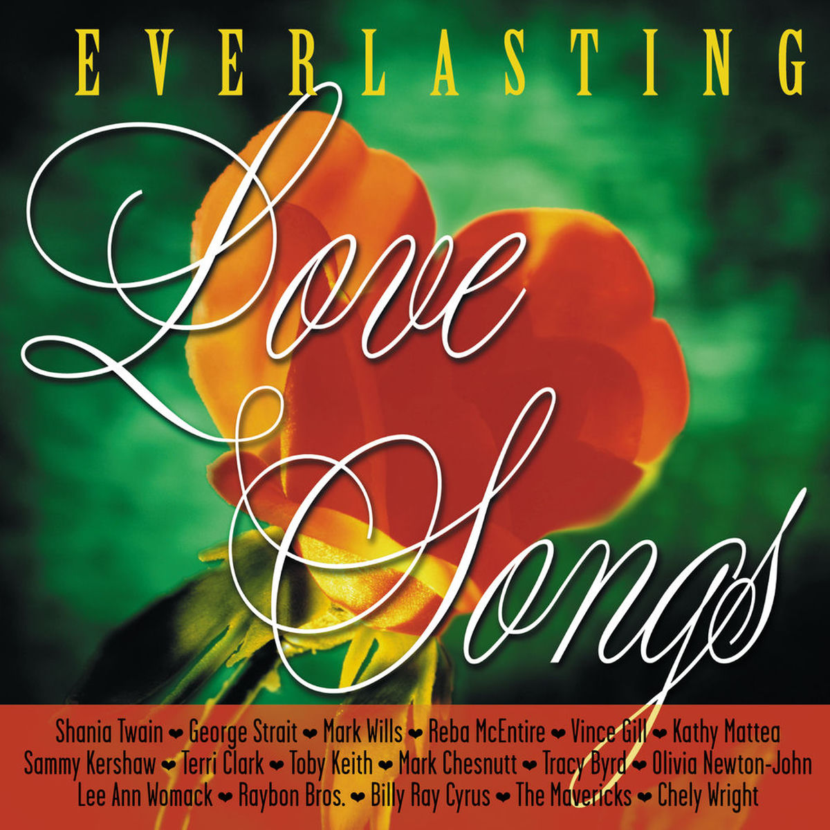 Various Artists – Everlasting Love Songs (Coloured Vinyl) vinyl record cover