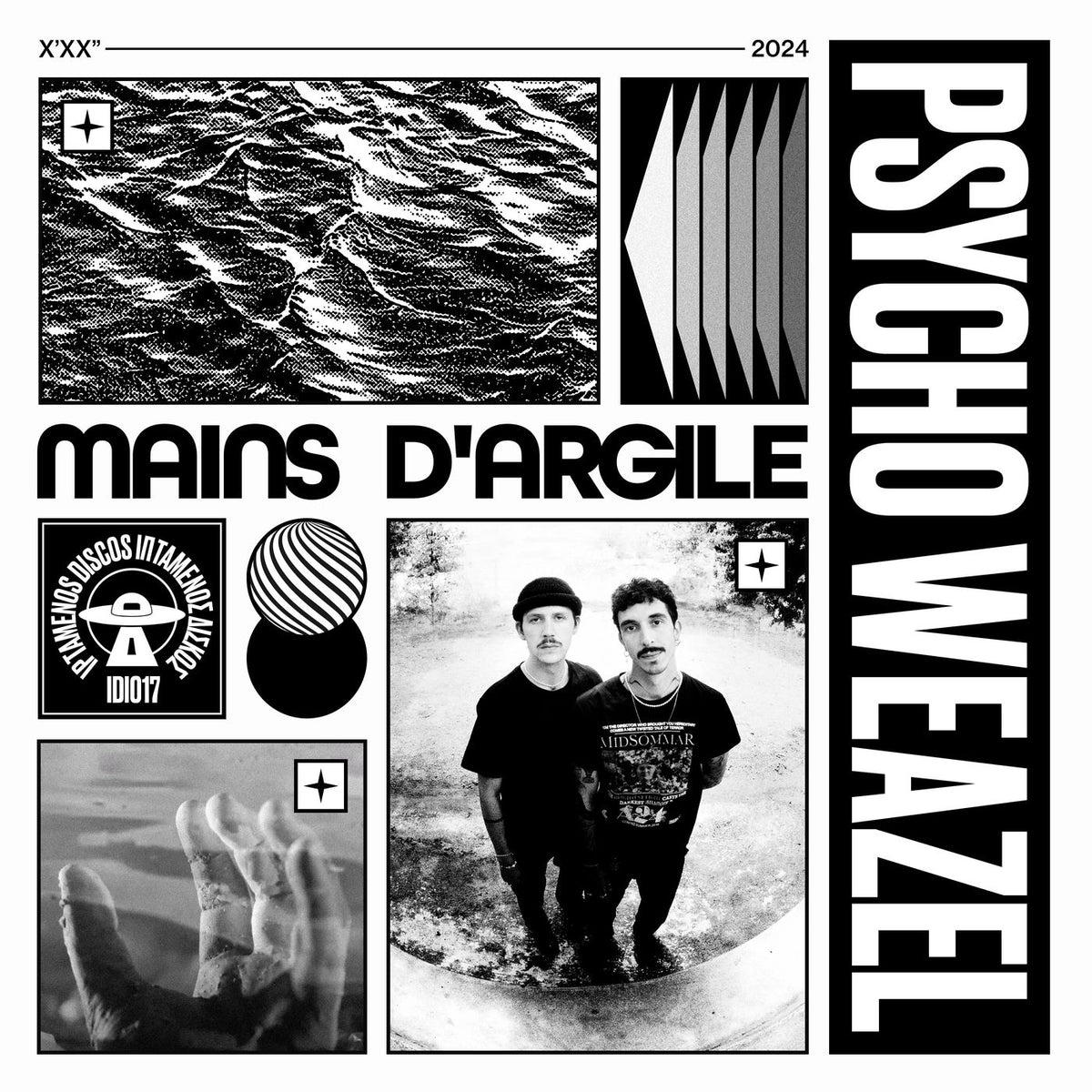 Psycho Weazel – Mains d'argile vinyl cover